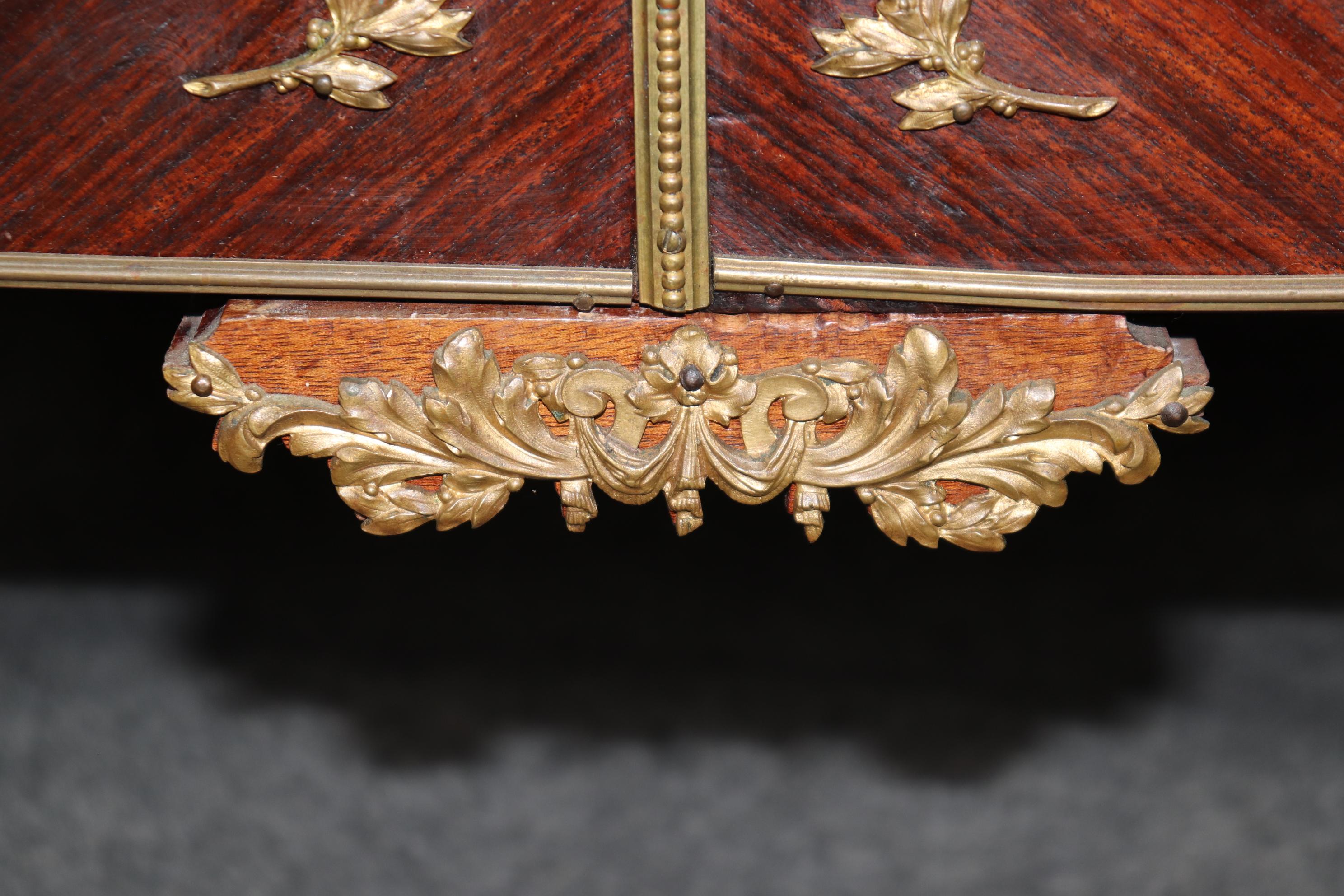Superb Large French Louis XVI Style Vitrine Attributed to Francois Linke For Sale 9
