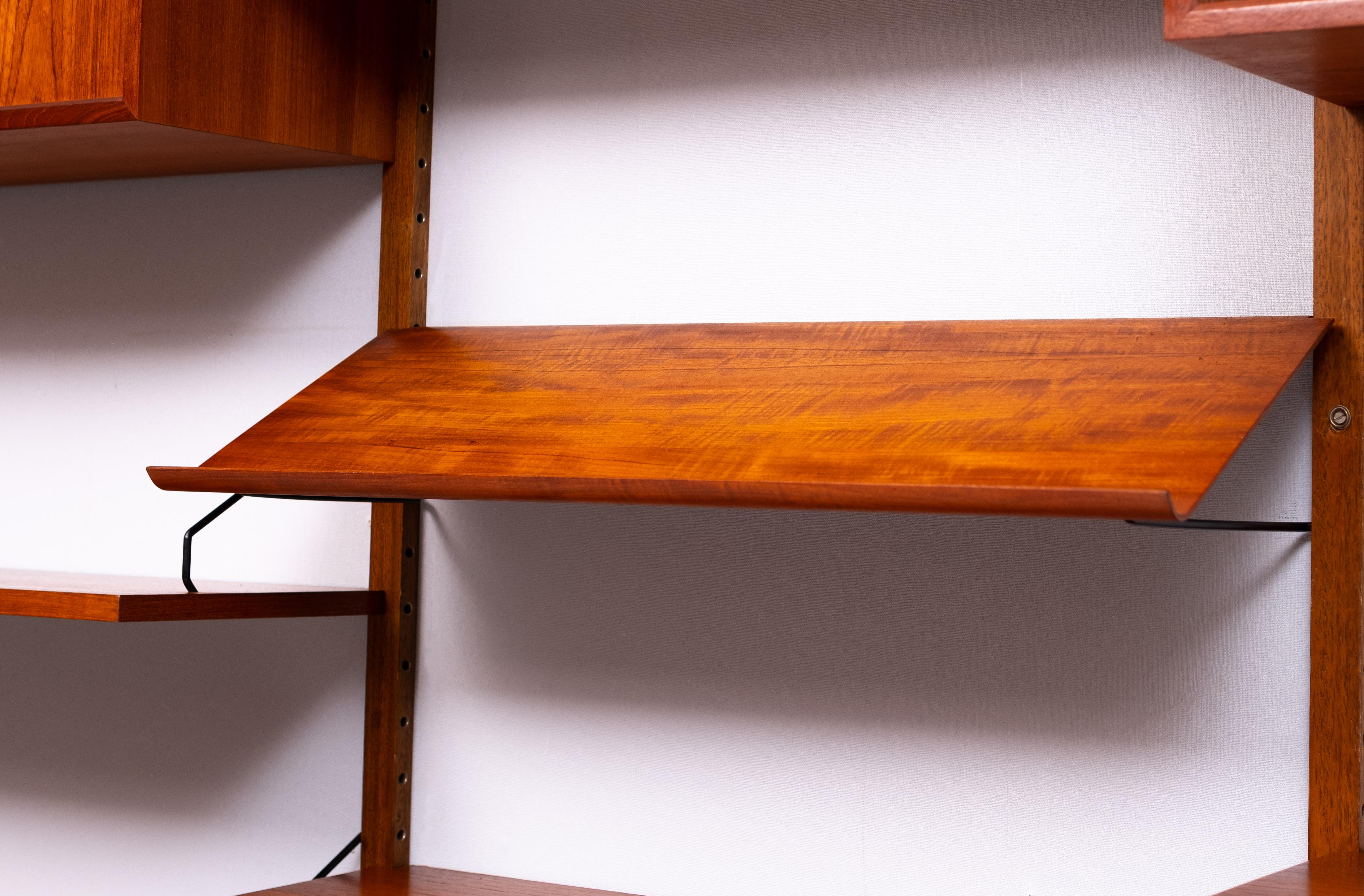 Superb Large Poul Cadovius Royal Wall System 1958 Denmark 4