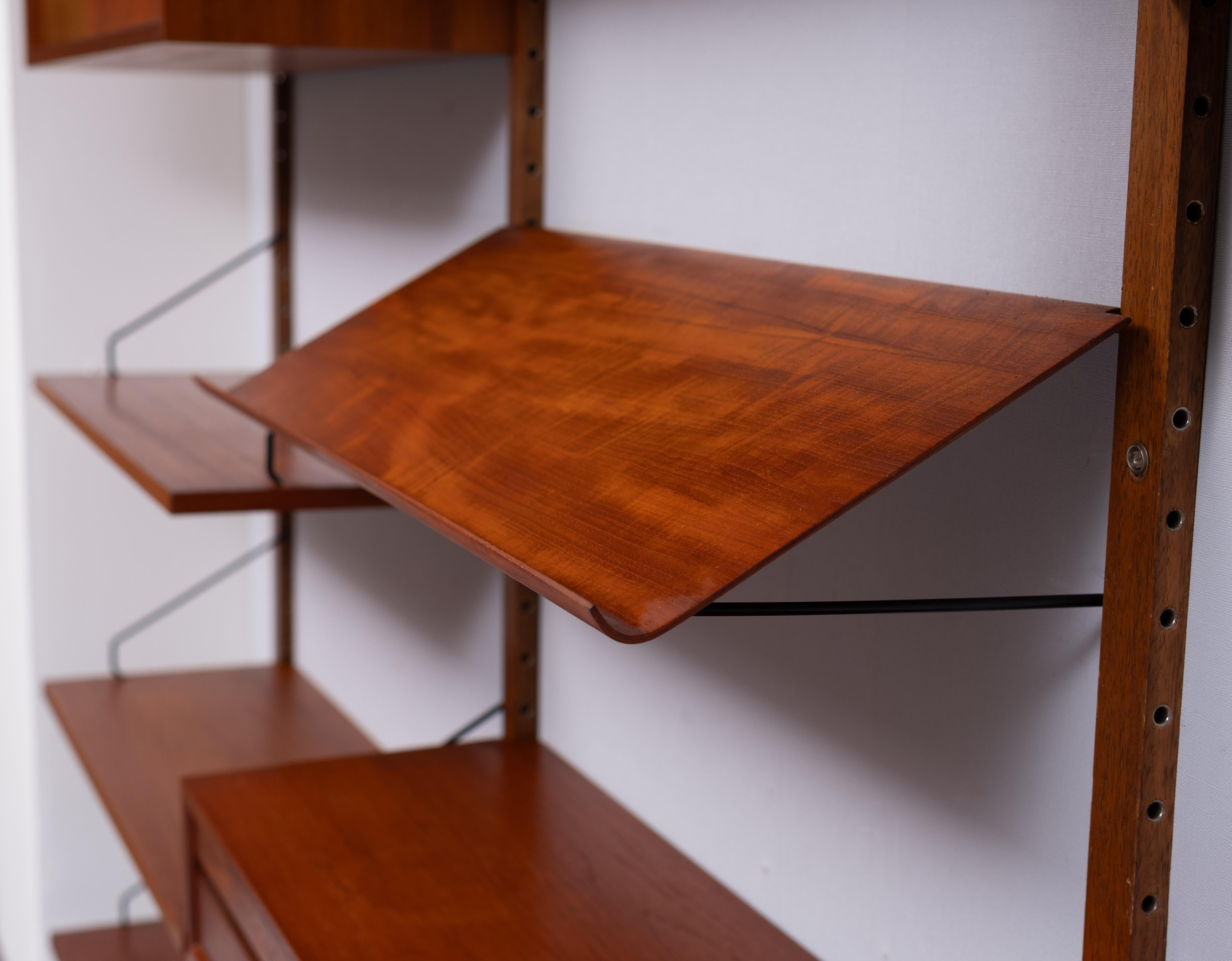 Mid-20th Century Superb Large Poul Cadovius Royal Wall System 1958 Denmark