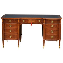 Antique Superb Late Victorian Adams Style Mahogany Desk