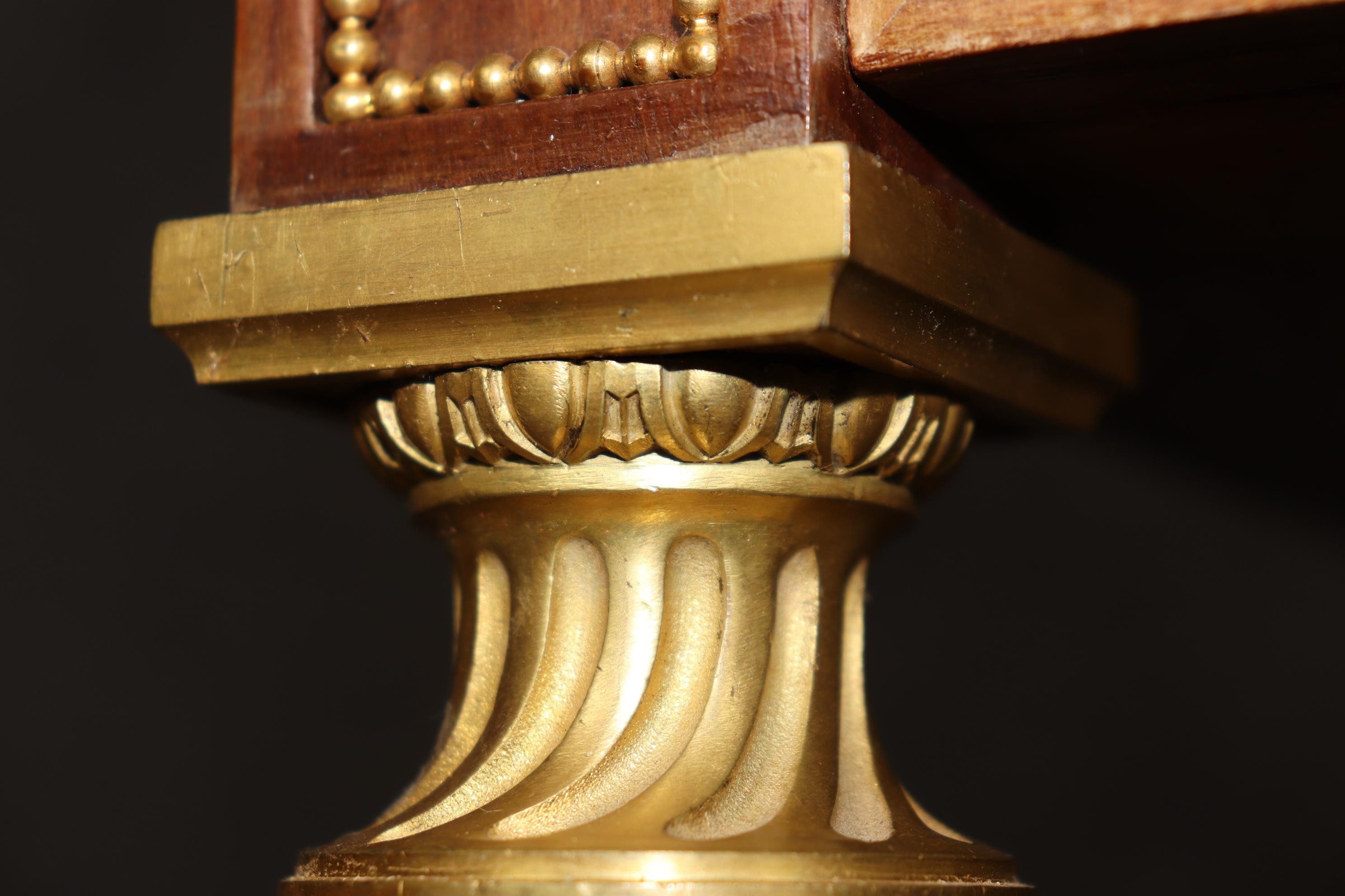 Superb Louis XVI Paul Sormani Signed Mahogany and Brass Ormolu Games Card Table 12