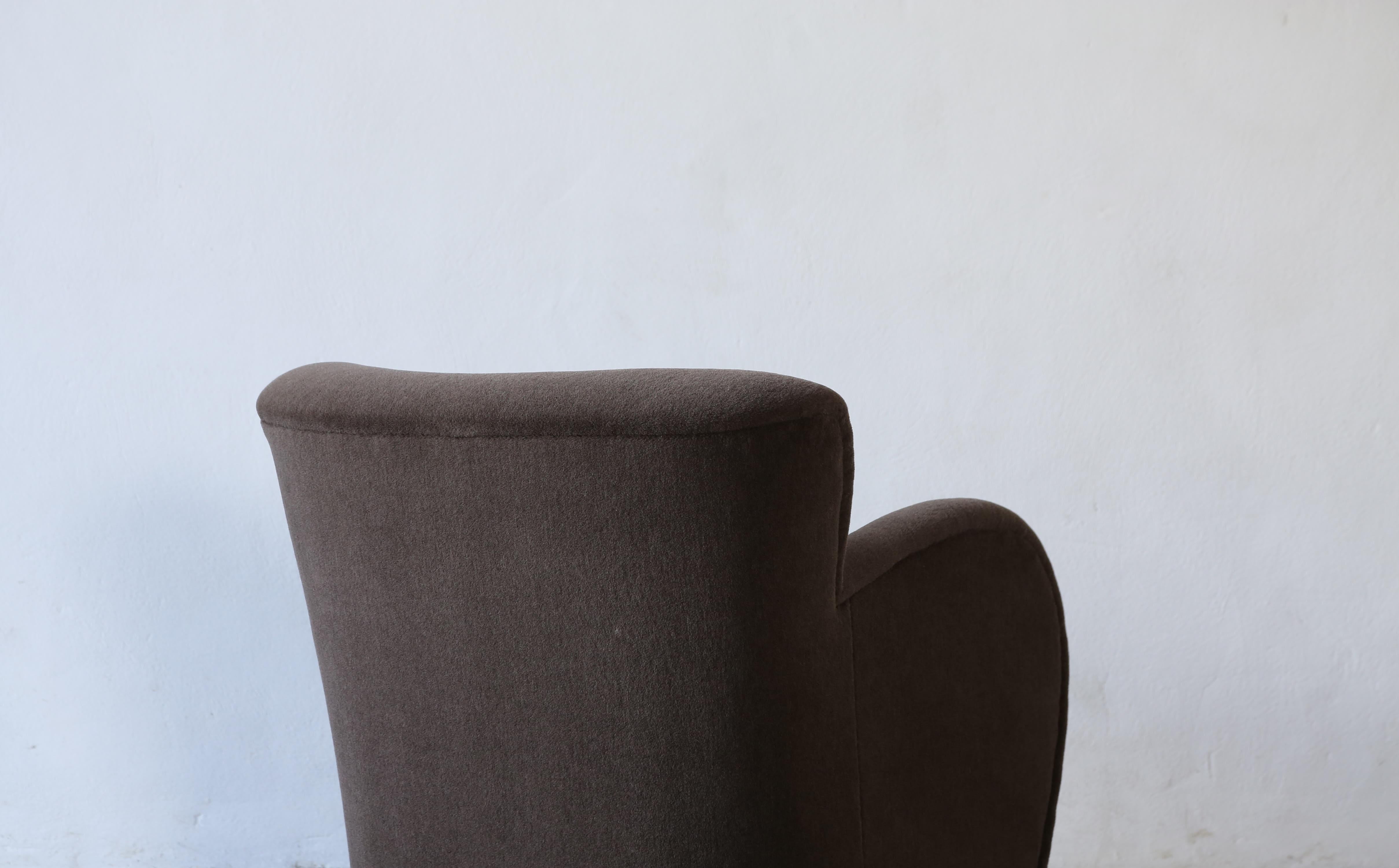 Superb Lounge Chair, Upholstered in Pure Alpaca 4
