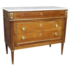 Superb Maison Jansen Style French Directoire Marble Top Louis XVI Commode
