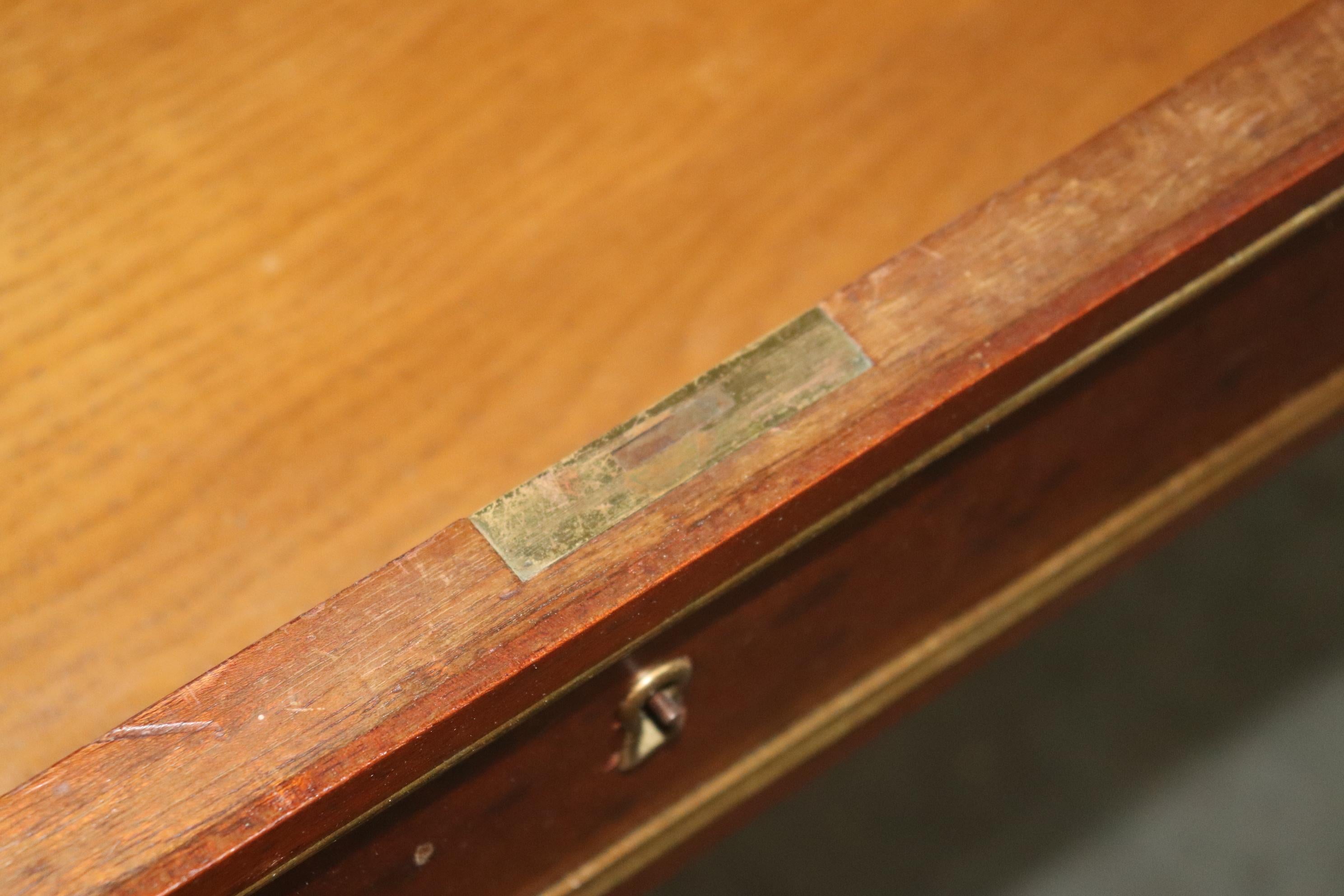 Superb Maison Jansen Style Louis XVI Directoire Marble Top Commode Circa 1950 7