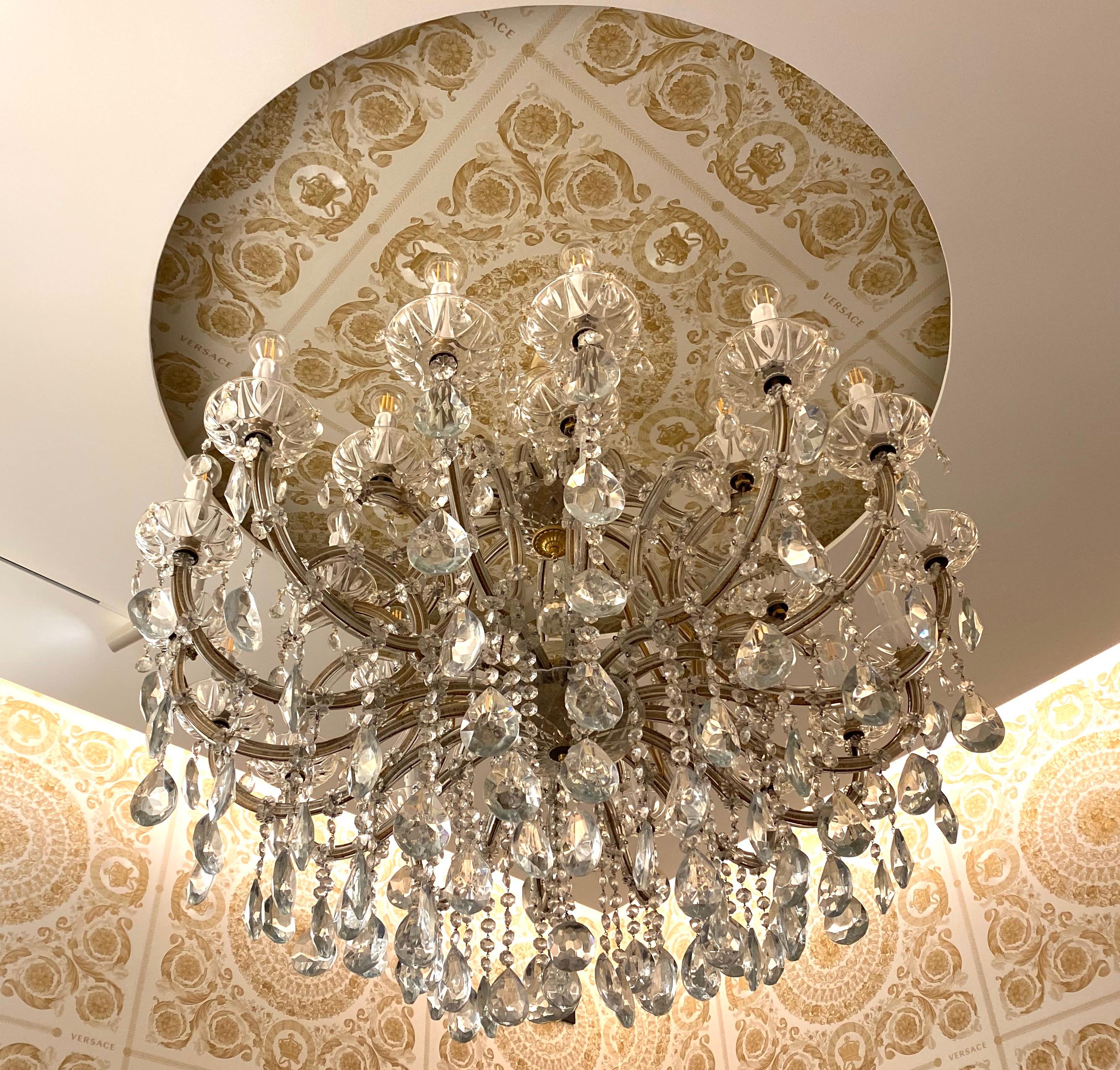 Superb Maria Theresa Crystal Chandelier For Sale 2