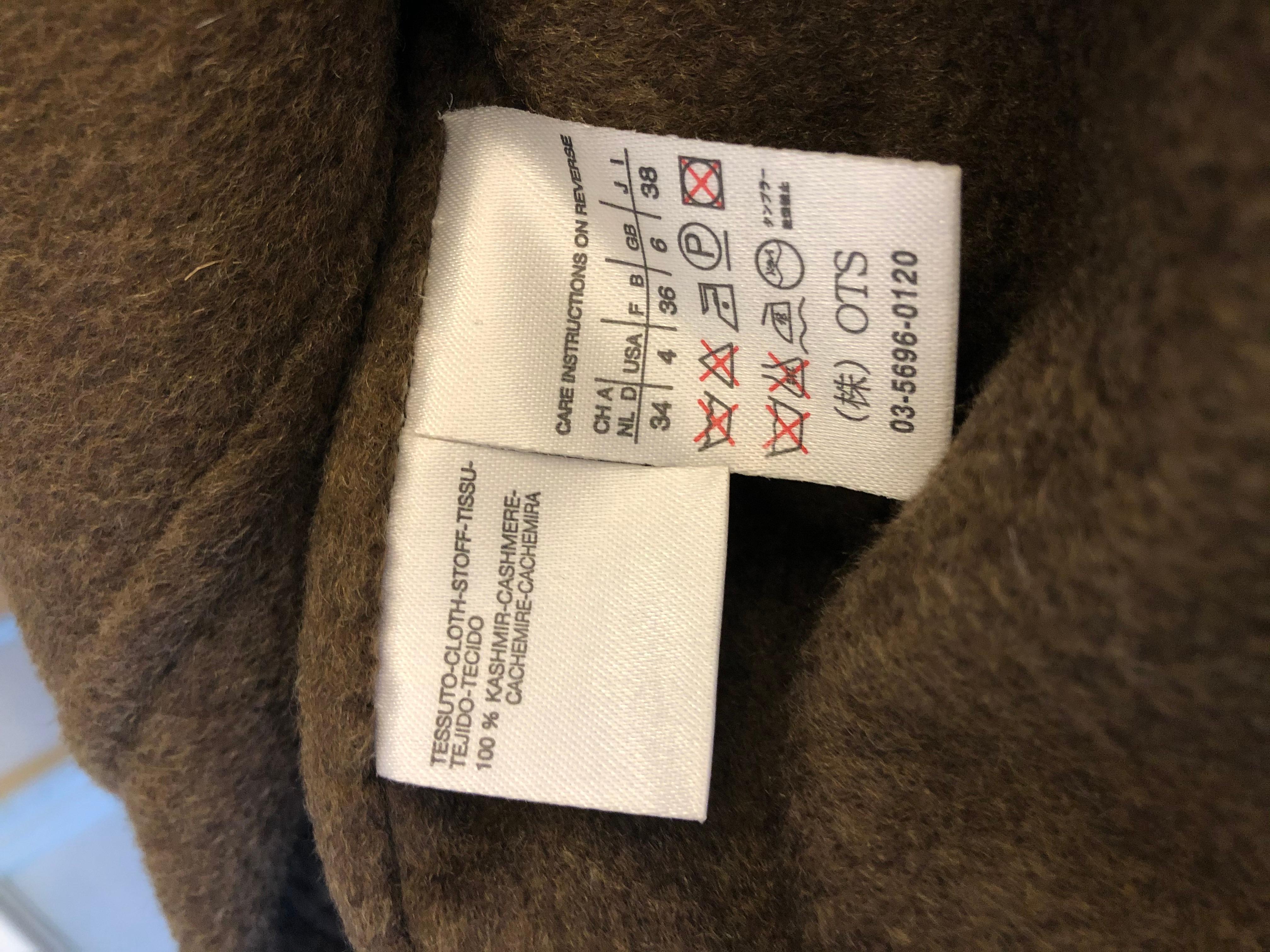 Superb Max Mara Hand Made Cashmere Coat Never Worn  6
