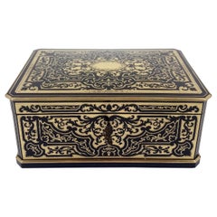 Superb Mid-19th Century French Boulle Box by Tahan, Paris