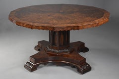 Superb Mid-19th Century Pollard Oak Centre/Tilt-Top Table in the Gothic Style
