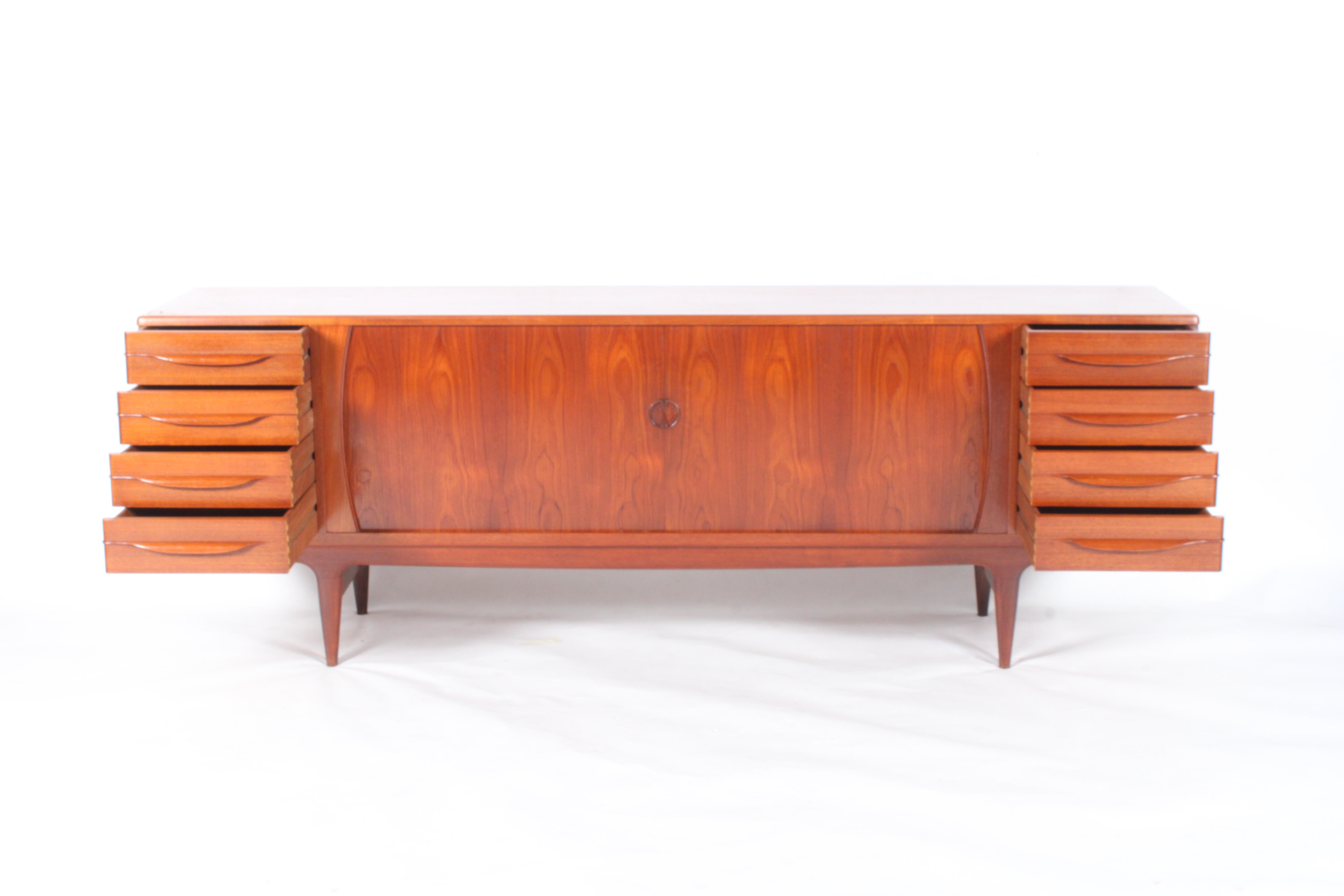 Mid-Century Modern Superb Mid Century Danish Sideboard By Johannes Anderson  For Sale