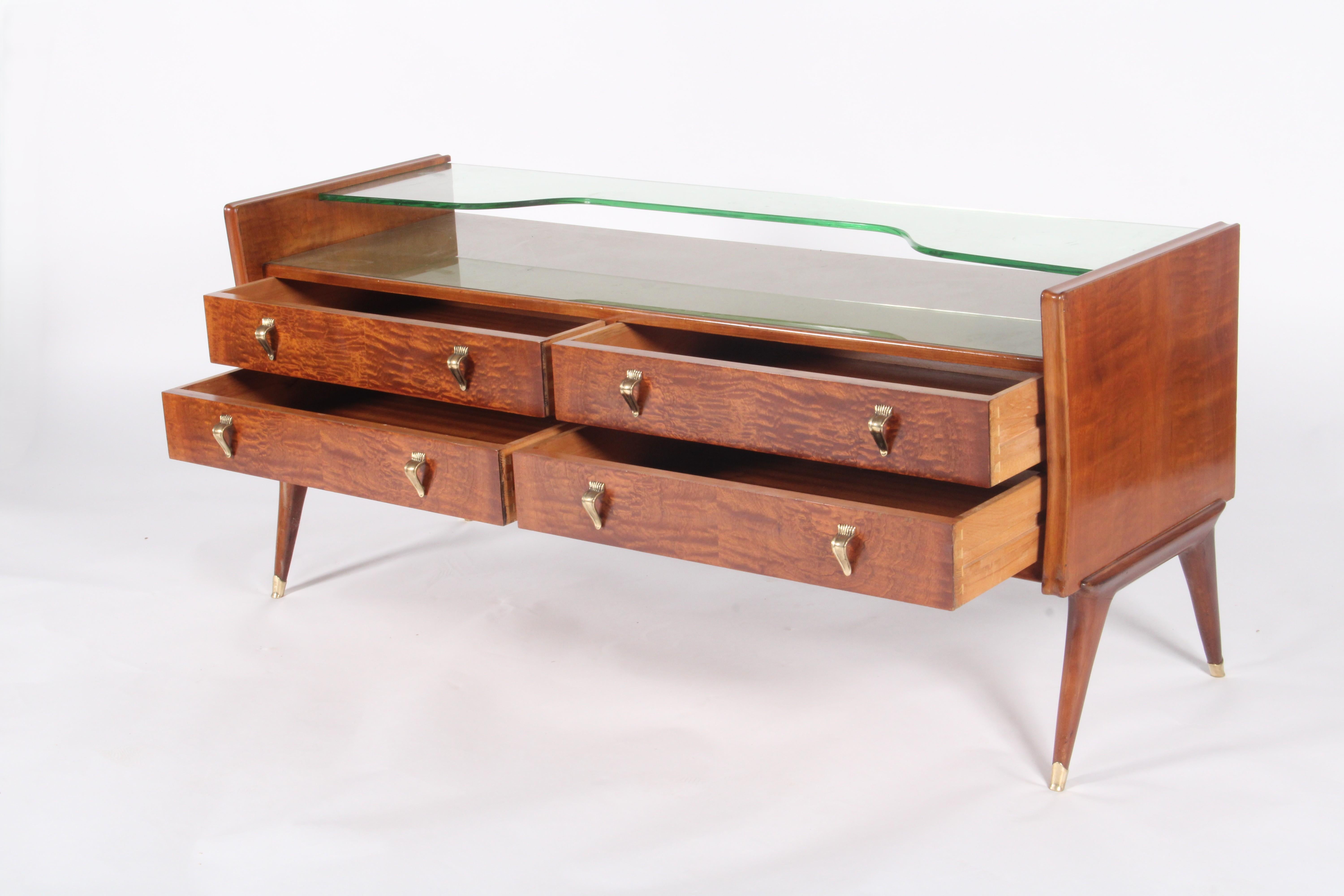 Mid-Century Modern Superbe buffet italien du milieu du siècle dernier de Milan en vente