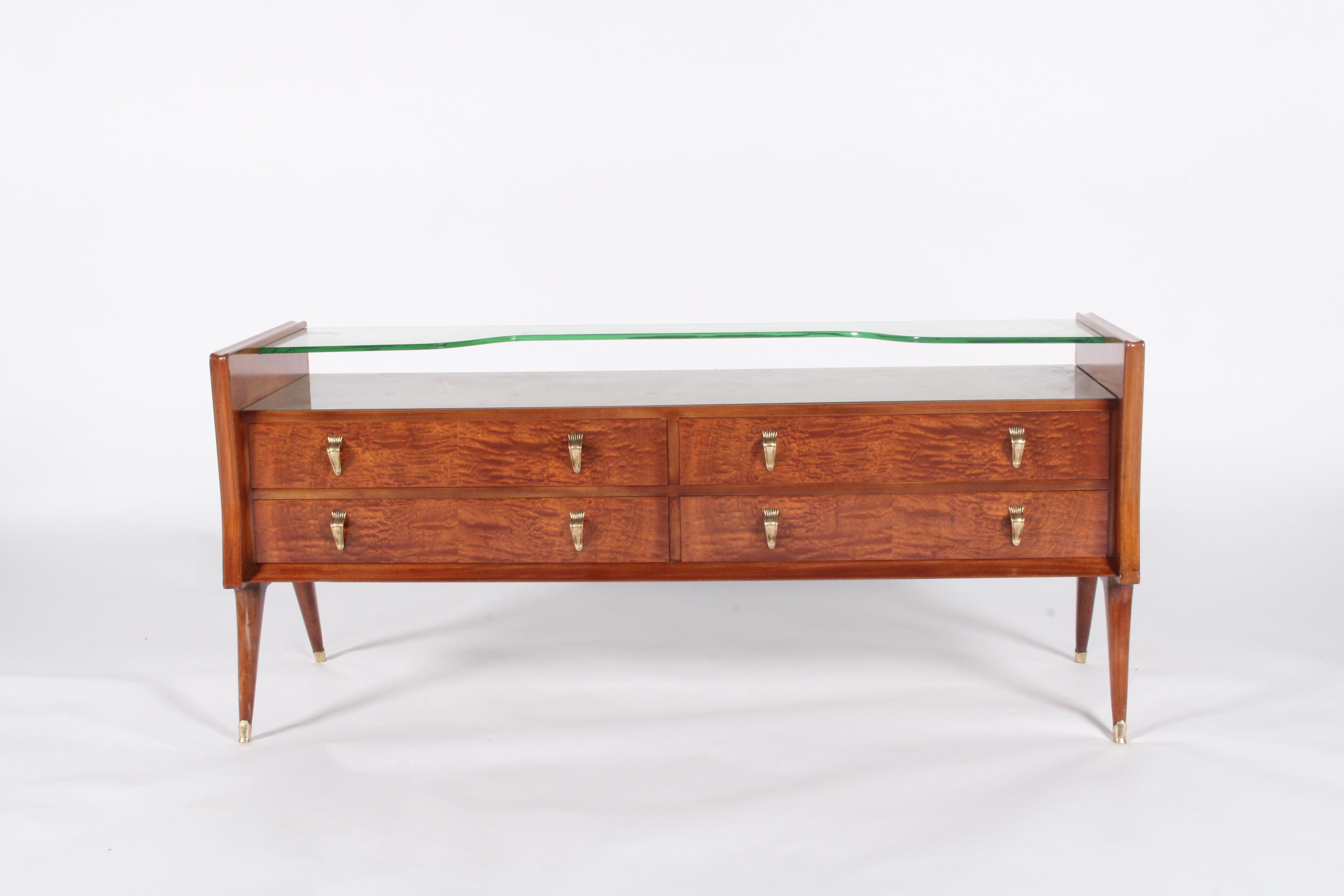 Travail du bois Superbe buffet italien du milieu du siècle dernier de Milan en vente