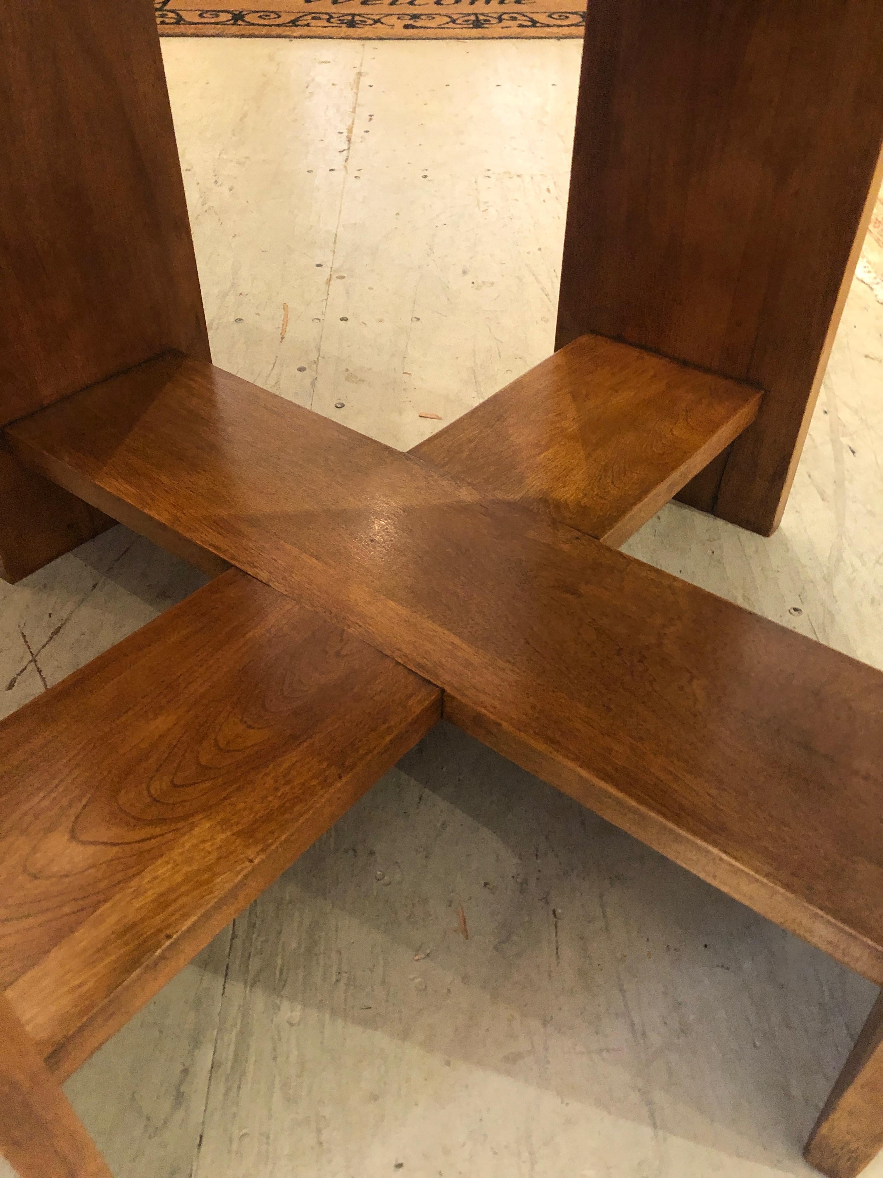 Superb Mid-Century Modern Octagonal Maple End Side Table 7