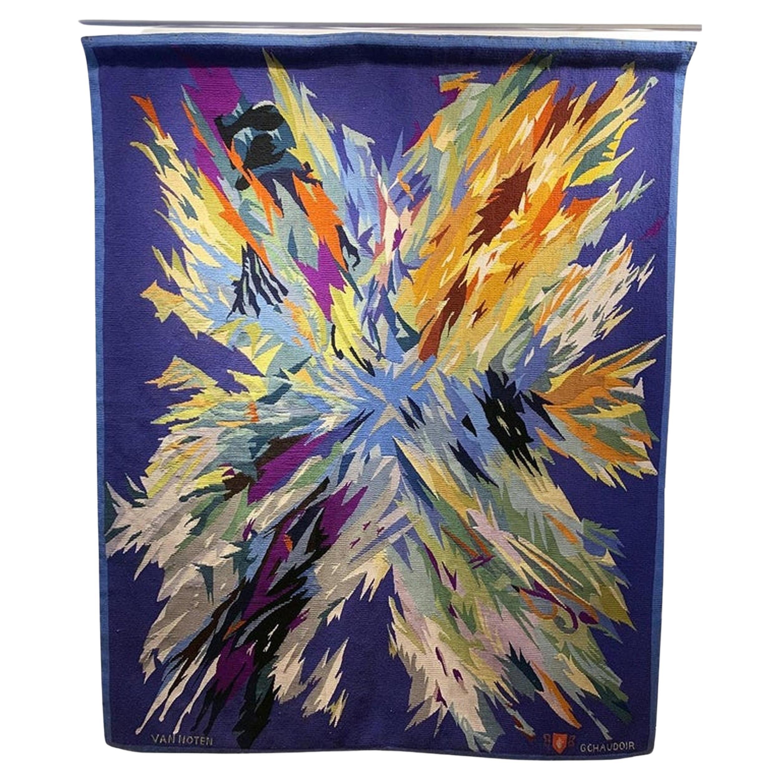 Magnífico tapiz de mediados de siglo de la casa Chaudoir de Van Noten