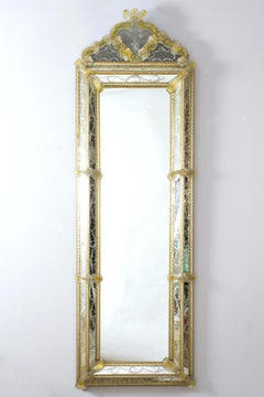 Superb Mid-Century Venetian Mirror Murano 1960'