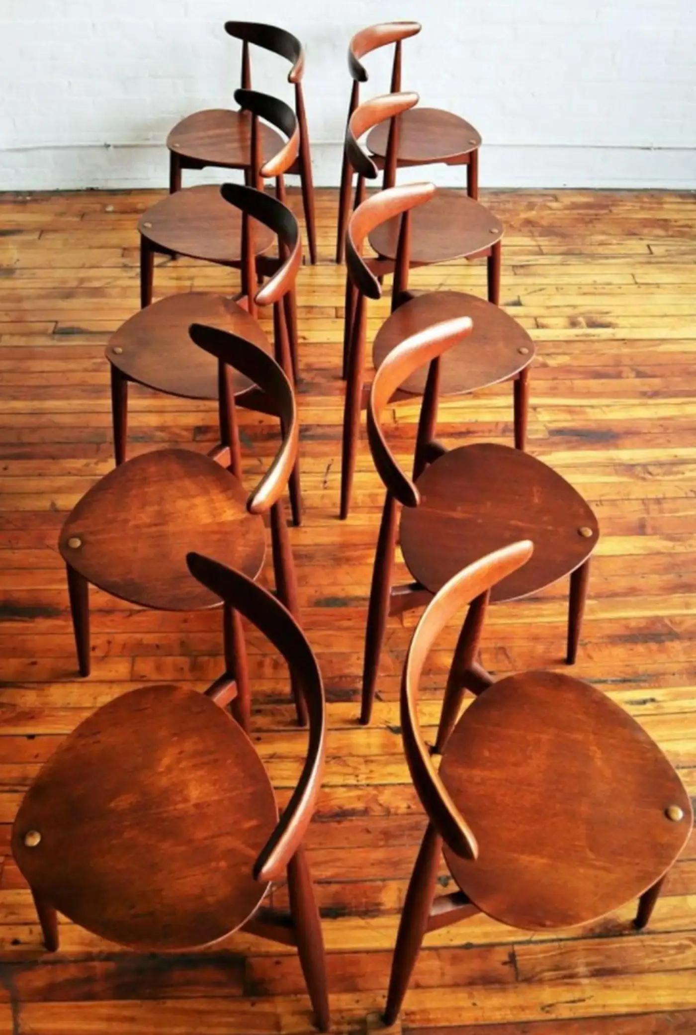 Superbes chaises Hans Wegner FH4103 du milieu du siècle dernier en vente 3
