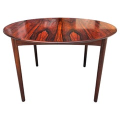 Superb Midcentury Rosewood Dining Table Expandable