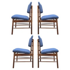 Vintage Superb Midcentury Set of Four Dining Chairs Greta Magnusson Grossman