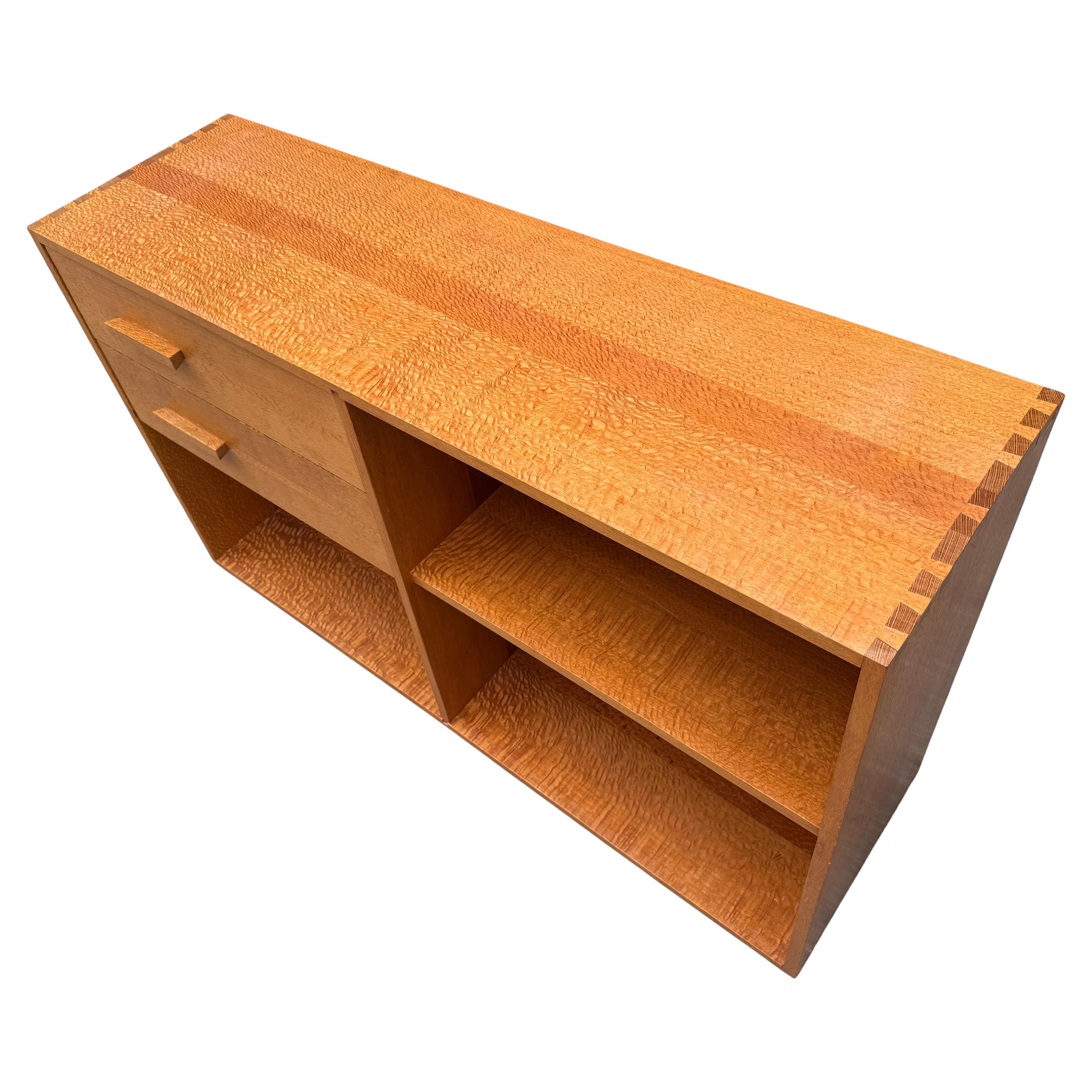 Superb Modern Craft Lacewood Nightstand Bookcase Cabinets For Sale 4