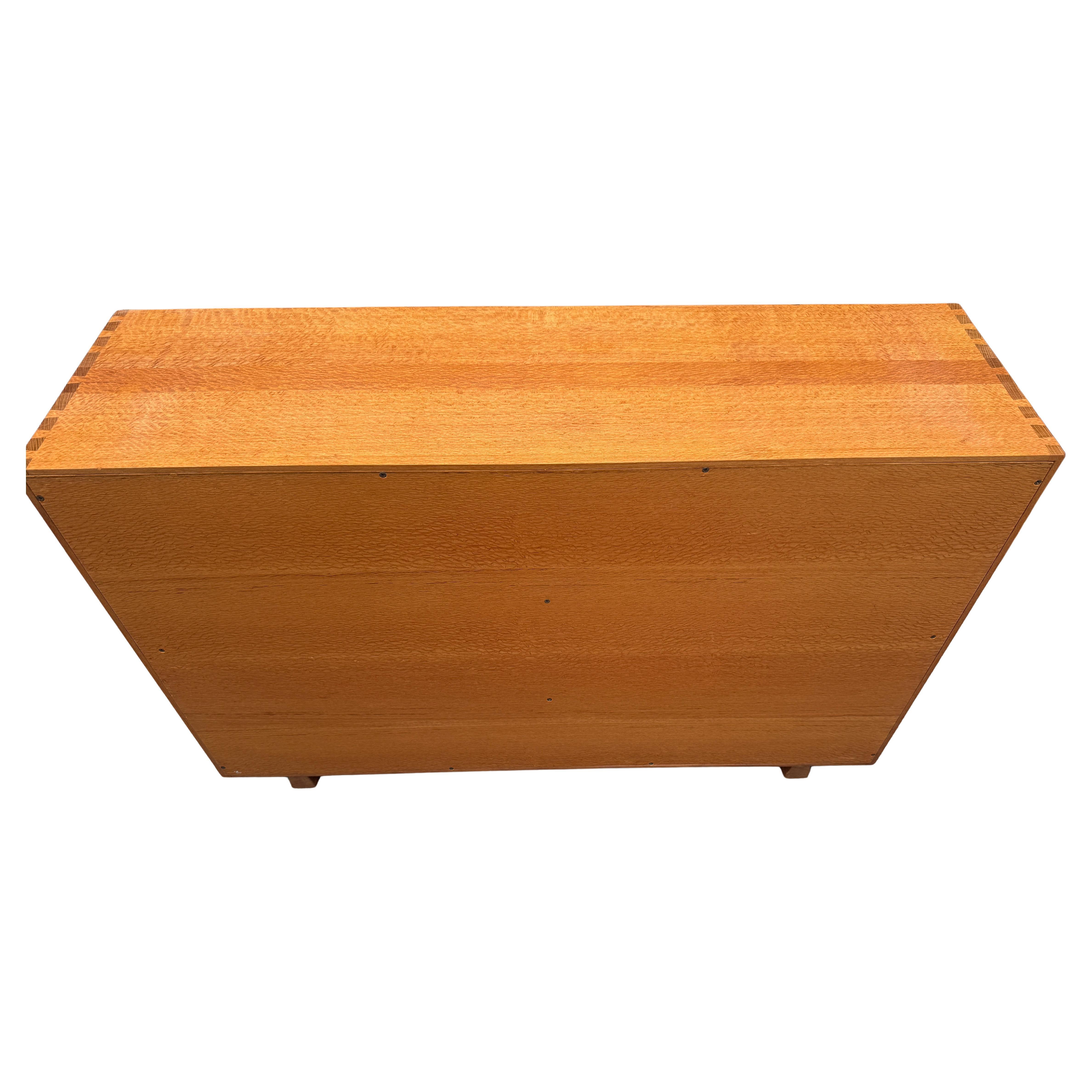 Superb Modern Craft Lacewood Nightstand Bookcase Cabinets For Sale 6
