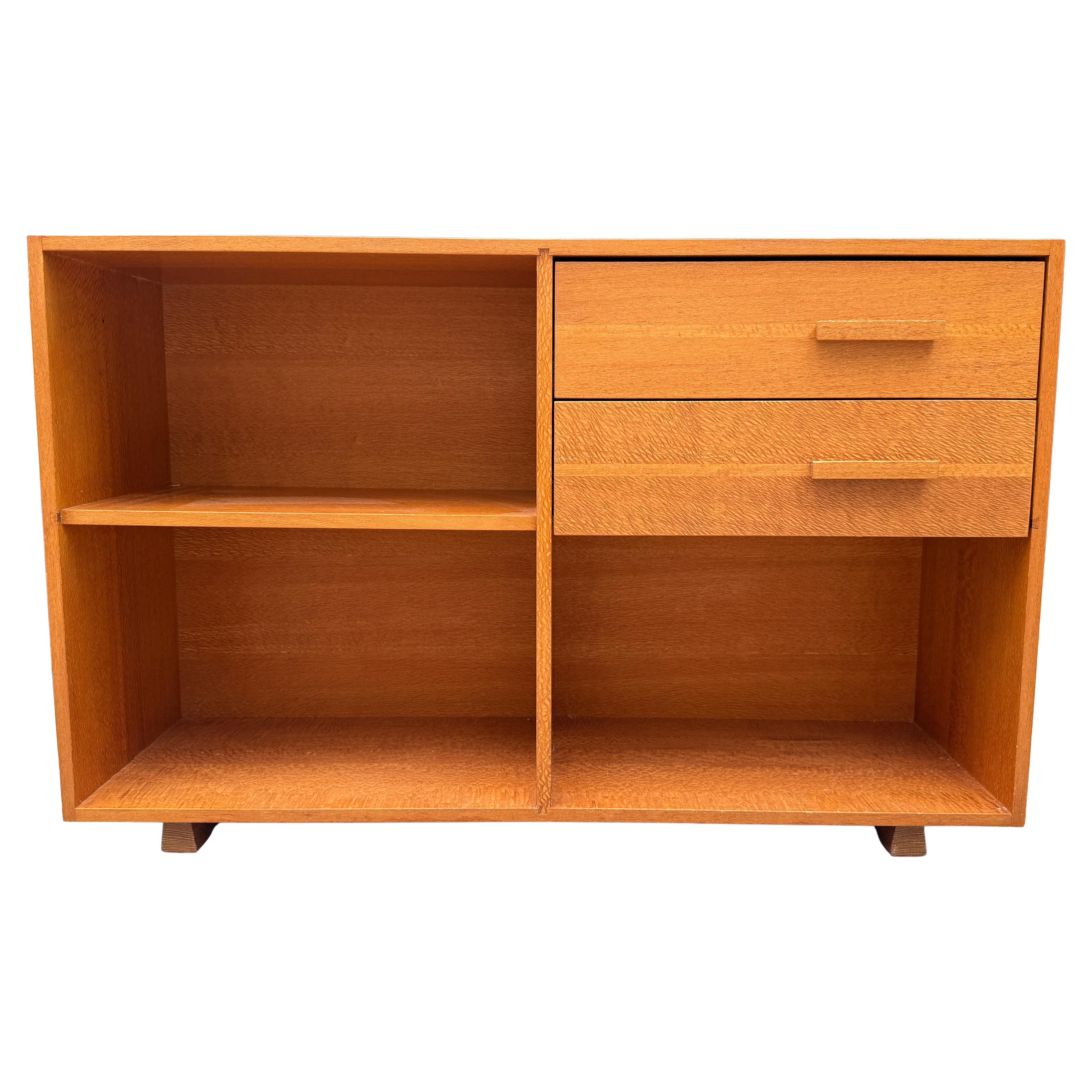 Wood Superb Modern Craft Lacewood Nightstand Bookcase Cabinets For Sale