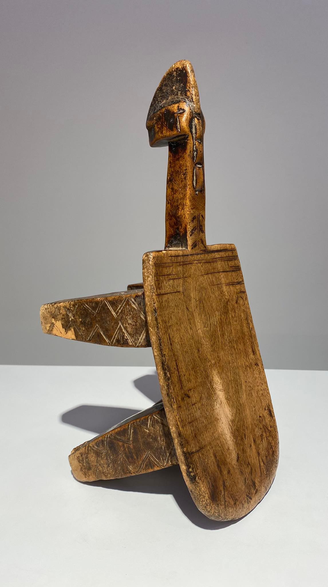 Superb museum quality Antique Lobi or Bwa stool Burkina Faso / Mali  For Sale 8