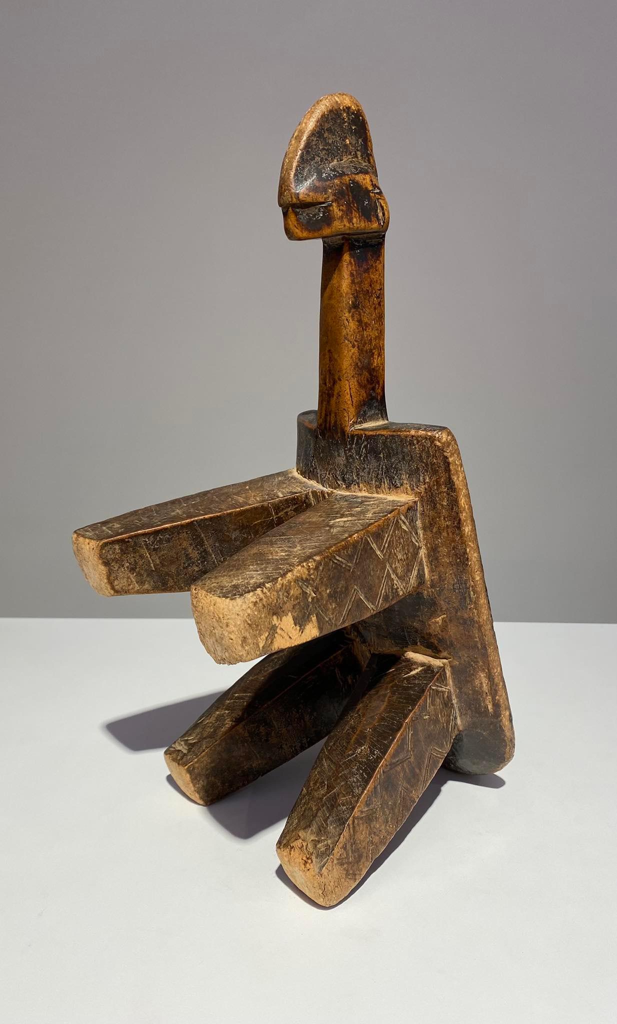 Superb museum quality Antique Lobi or Bwa stool Burkina Faso / Mali  For Sale 3