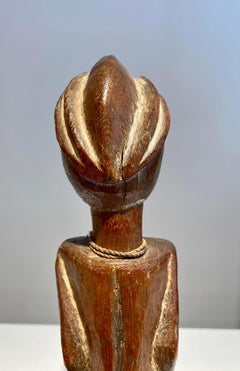 Superb museum quality Kulango Kulongo female statue Ivory Coast African Art