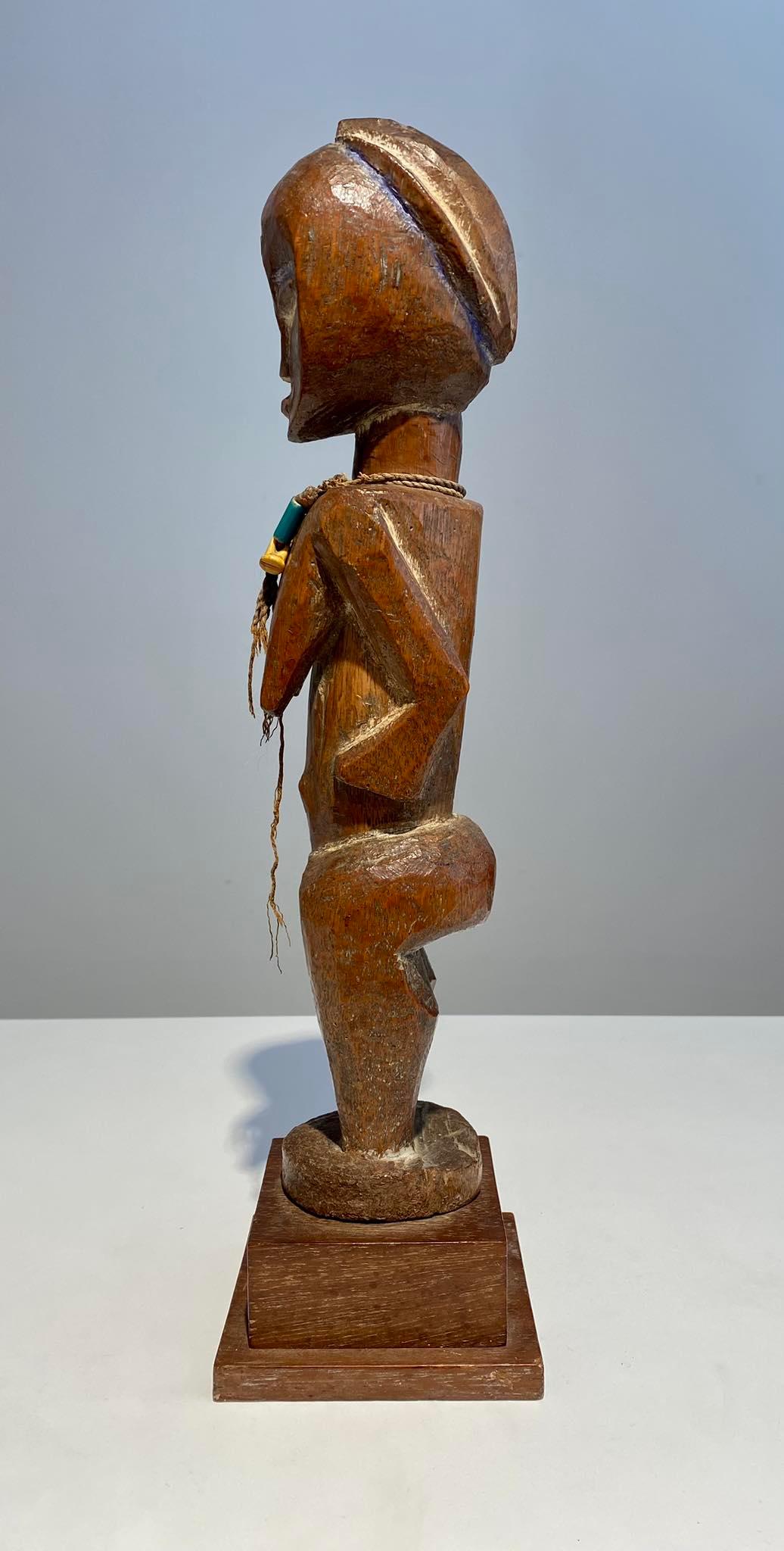 Superb museum quality Kulango Kulongo female statue Ivory Coast African Art For Sale 2