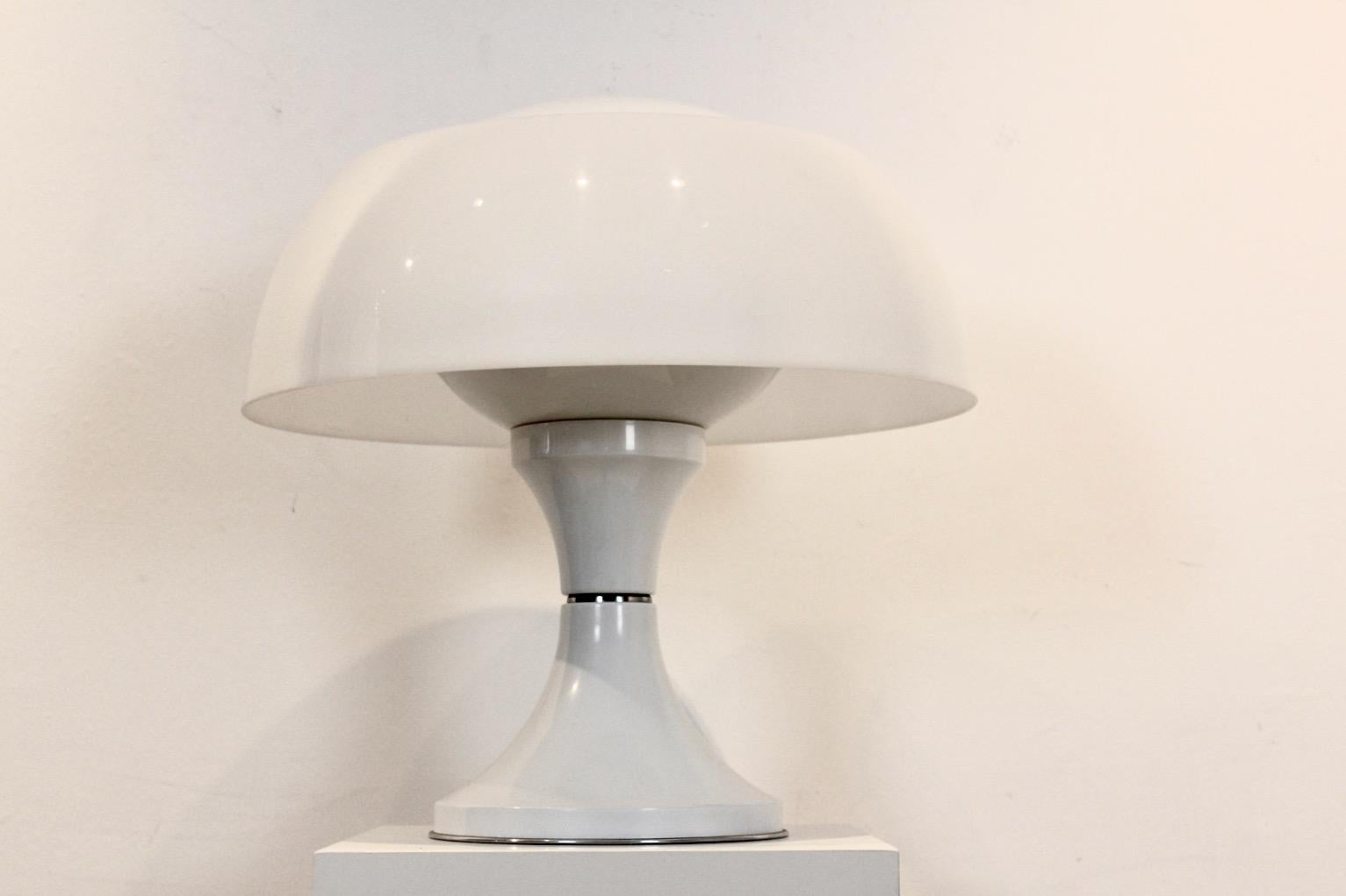 20th Century Superb Mushroom Table Lamp by Gaetano Sciolari for Valenti, 1968