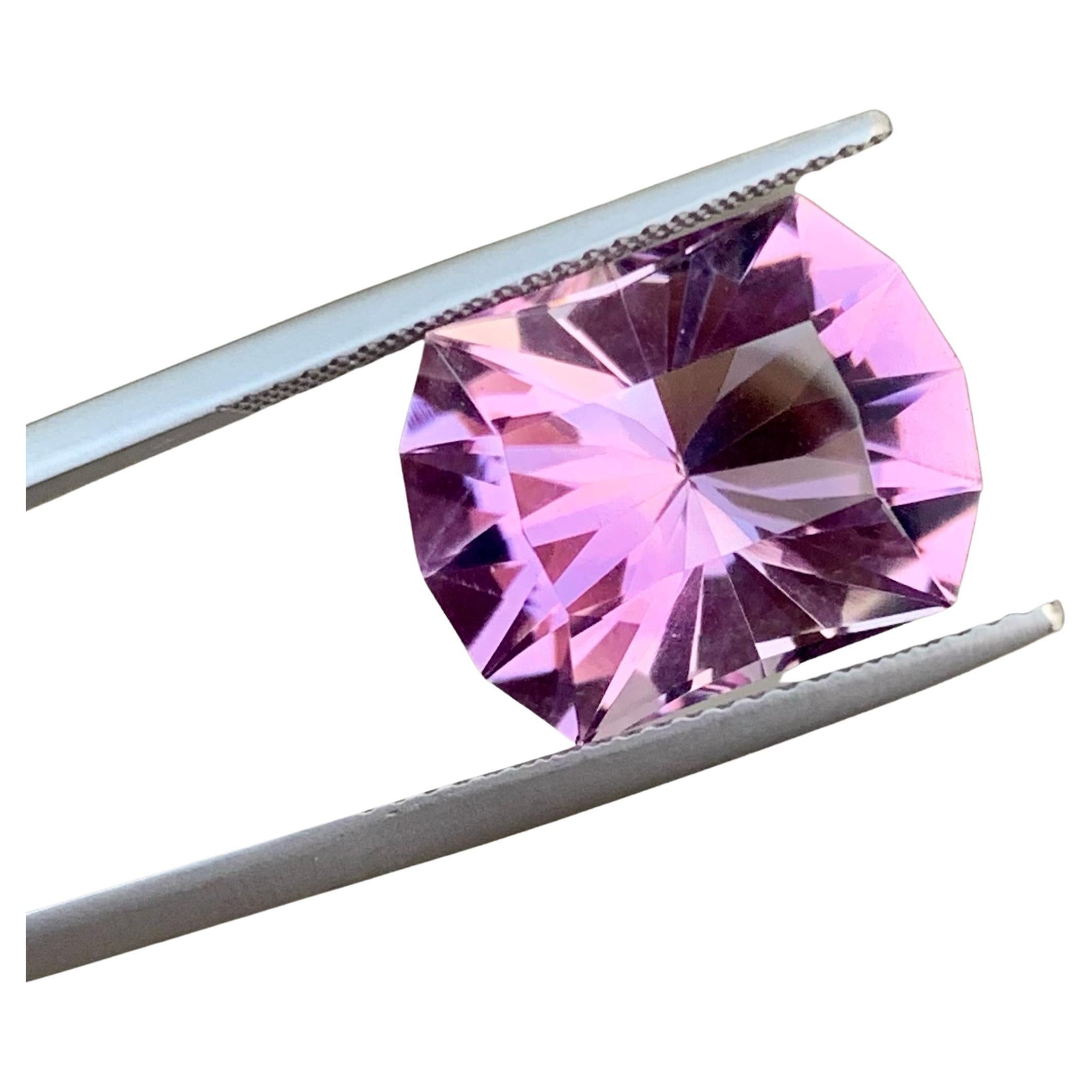 Superb Natural Amethyst For Jewelry 9.25 CT Sparkling AAA Clean Brazilian Stone For Sale