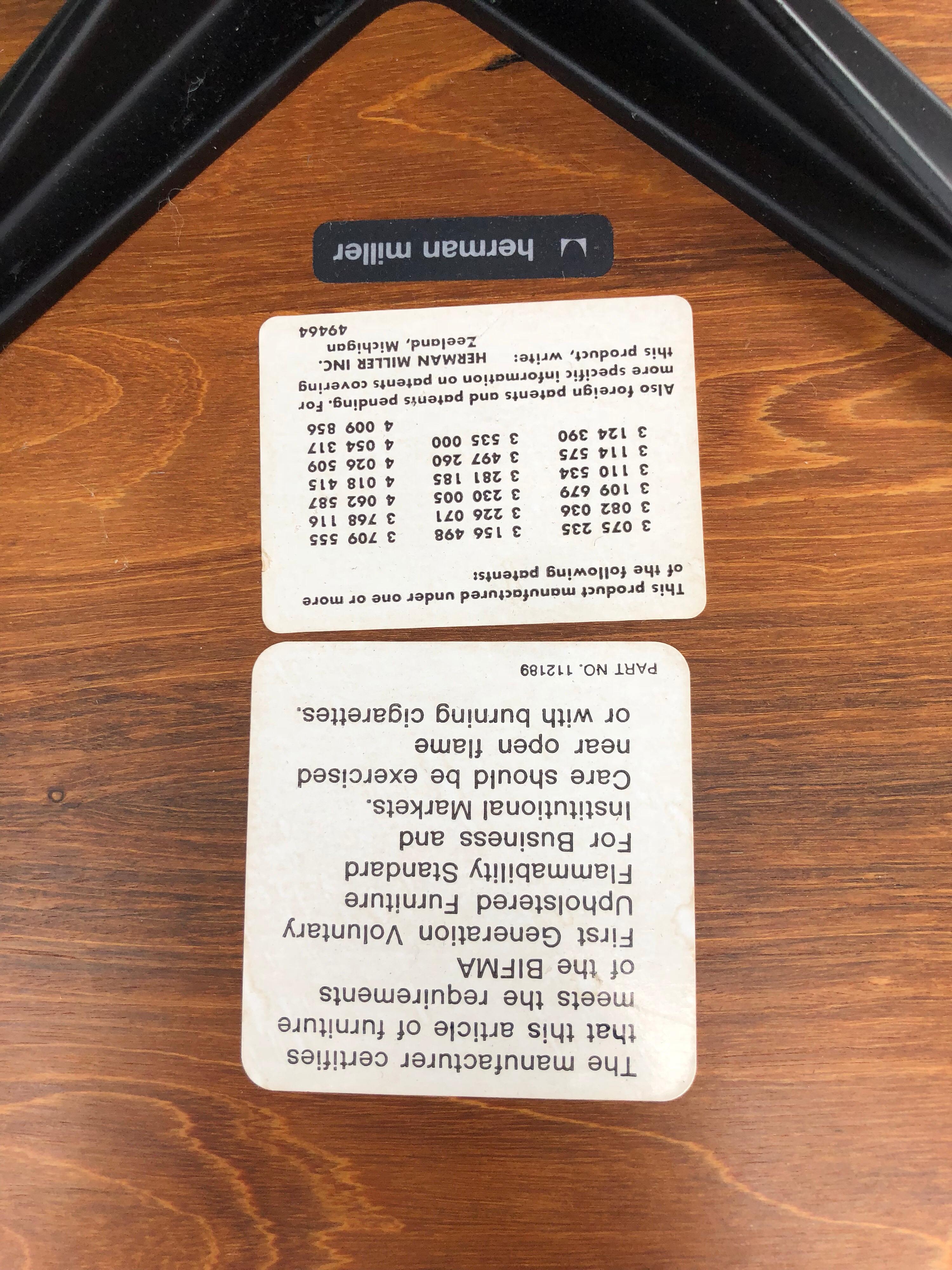 Eames lounge and ottoman. Original set. 1970s edition. In excellent condition with no changes to leather or wood. Signed Herman Miller. Ships disassembled.