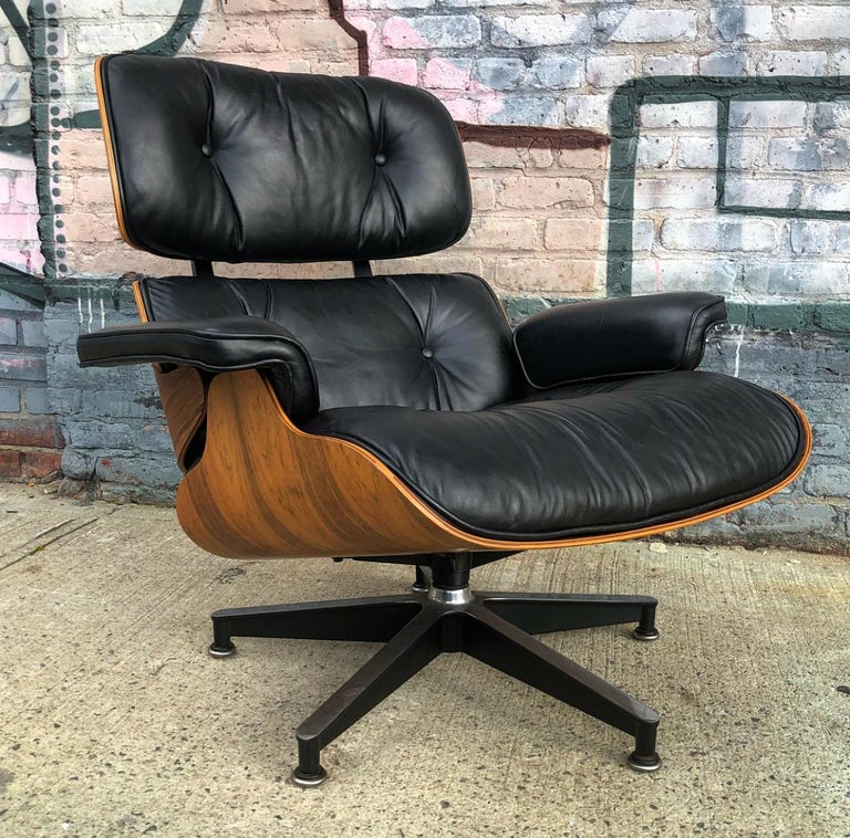 Superb Original Eames Lounge Chair and Ottoman For Sale at 1stDibs