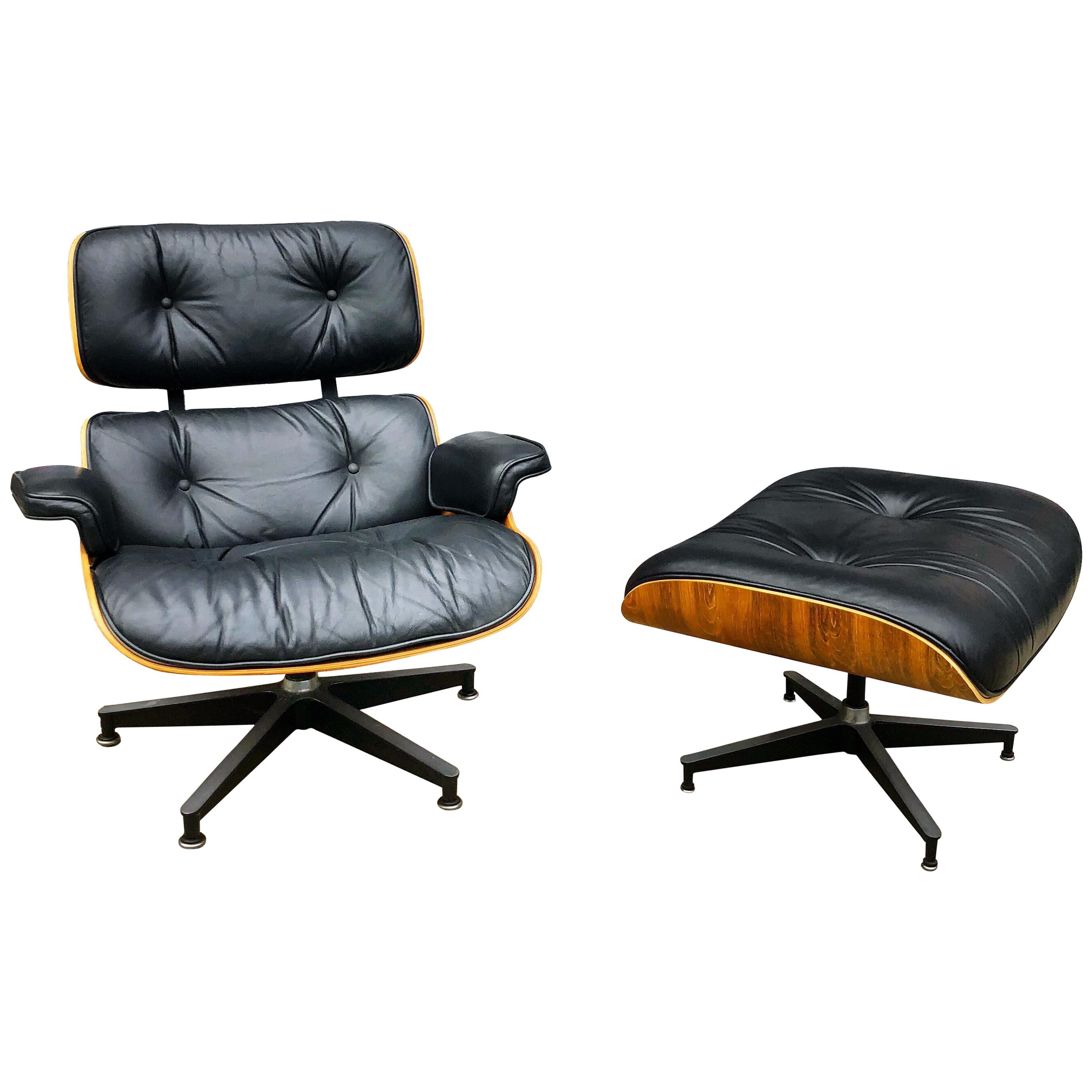 Superb Original Eames Lounge Chair and Ottoman