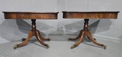Superb Pair Georgian Mahogany Console Tables