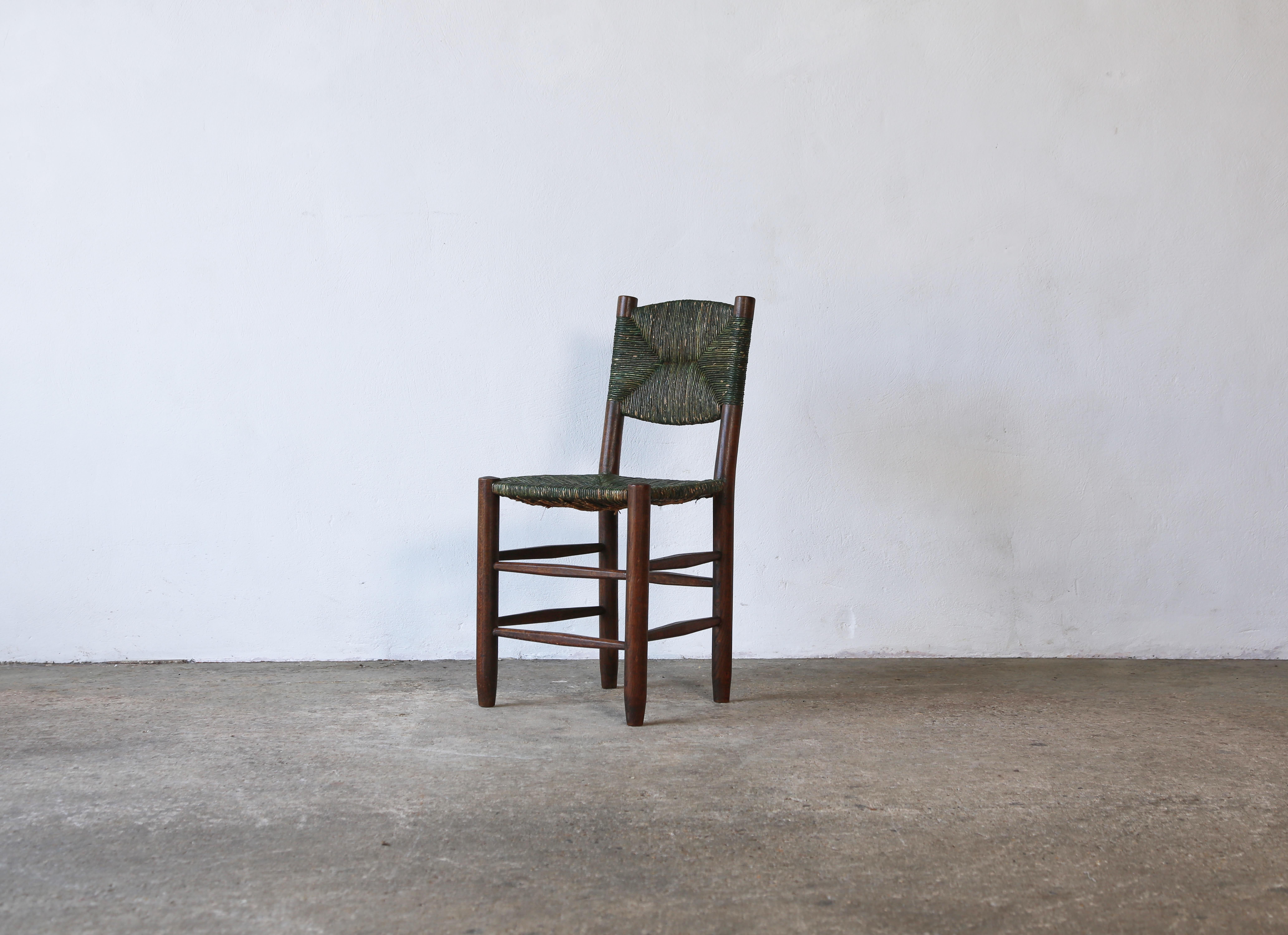 20th Century Superb Pair of Early Charlotte Perriand Model 19 Bauche Chairs, France, 1950s For Sale