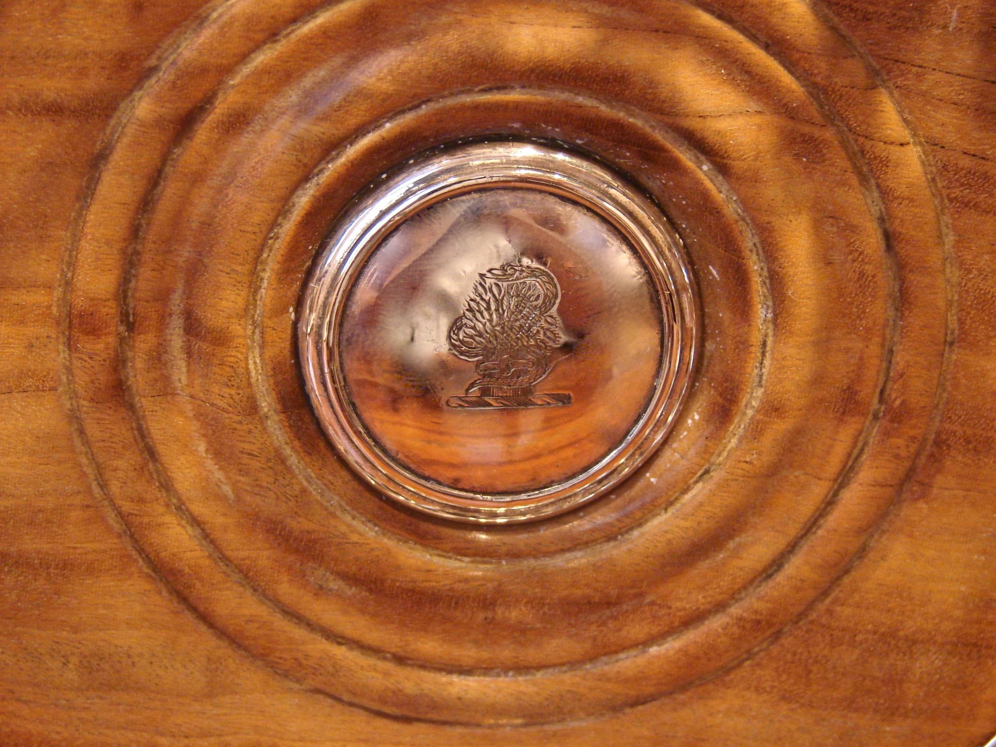 Silver Plate Superb Pair of Elkington & Company Silverplate and Walnut Decanter Coasters