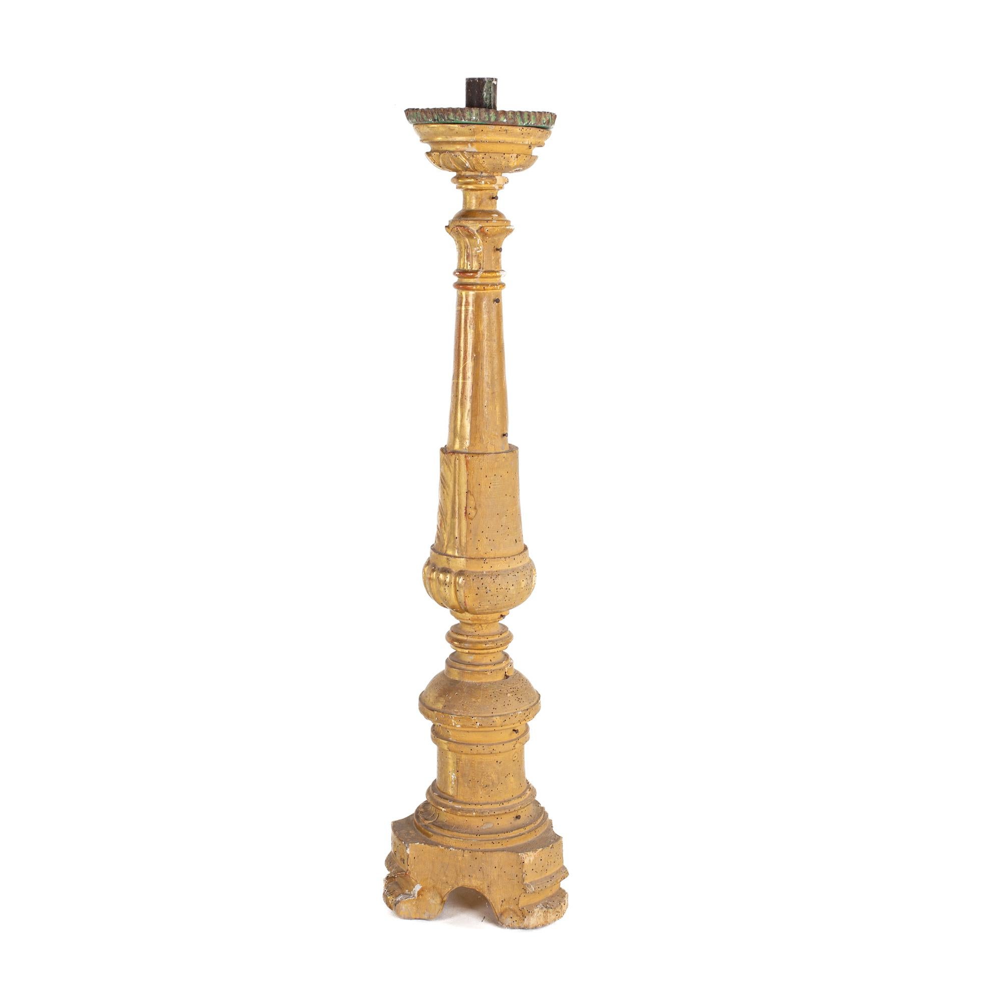 Contemporary Superb Pair of Finely Carved French Candlesticks For Sale