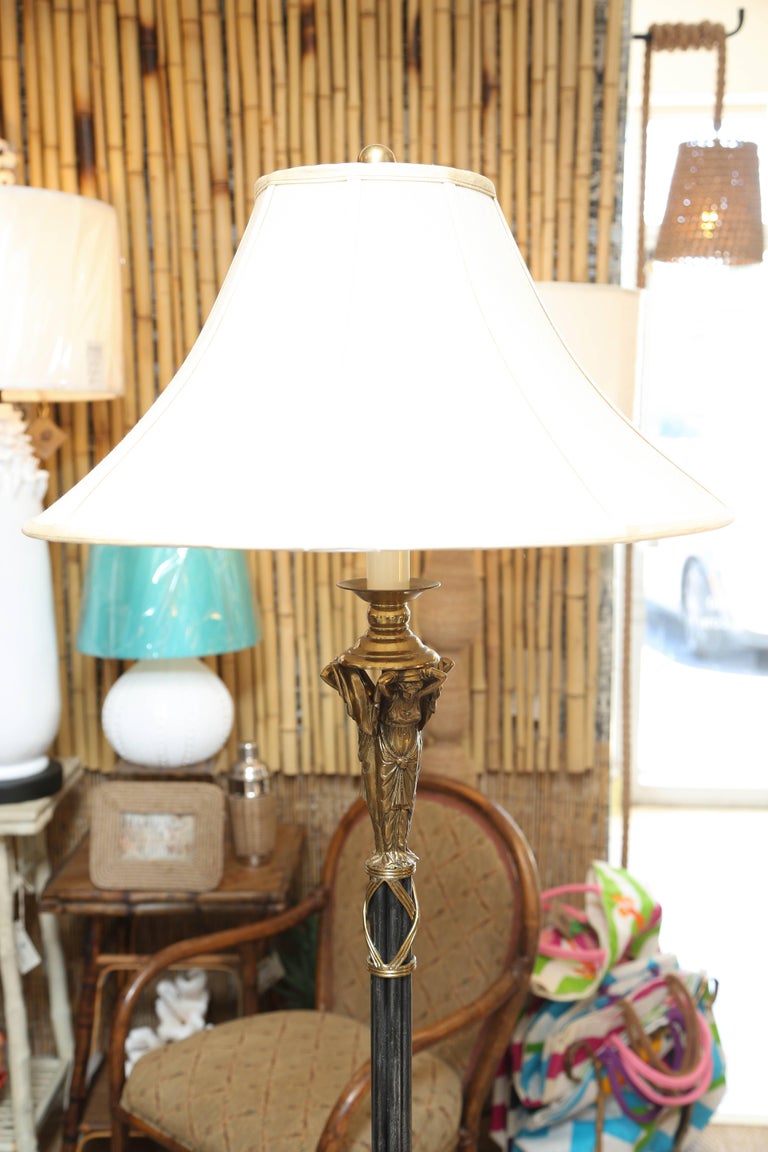 Superb Pair of Vintage MaitlandSmith Iron Floor Lamps at 1stDibs maitland smith floor lamp