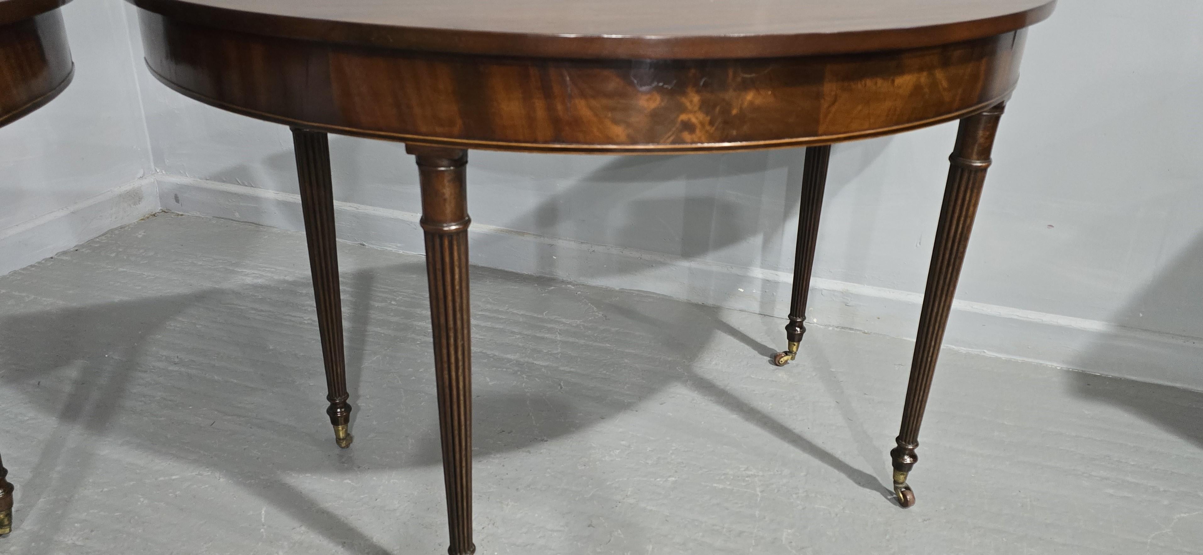 19th Century Superb Pair Regency Console Tables For Sale