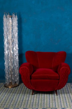 Superb Poliedri Floor Lamp with Bronze Color Base