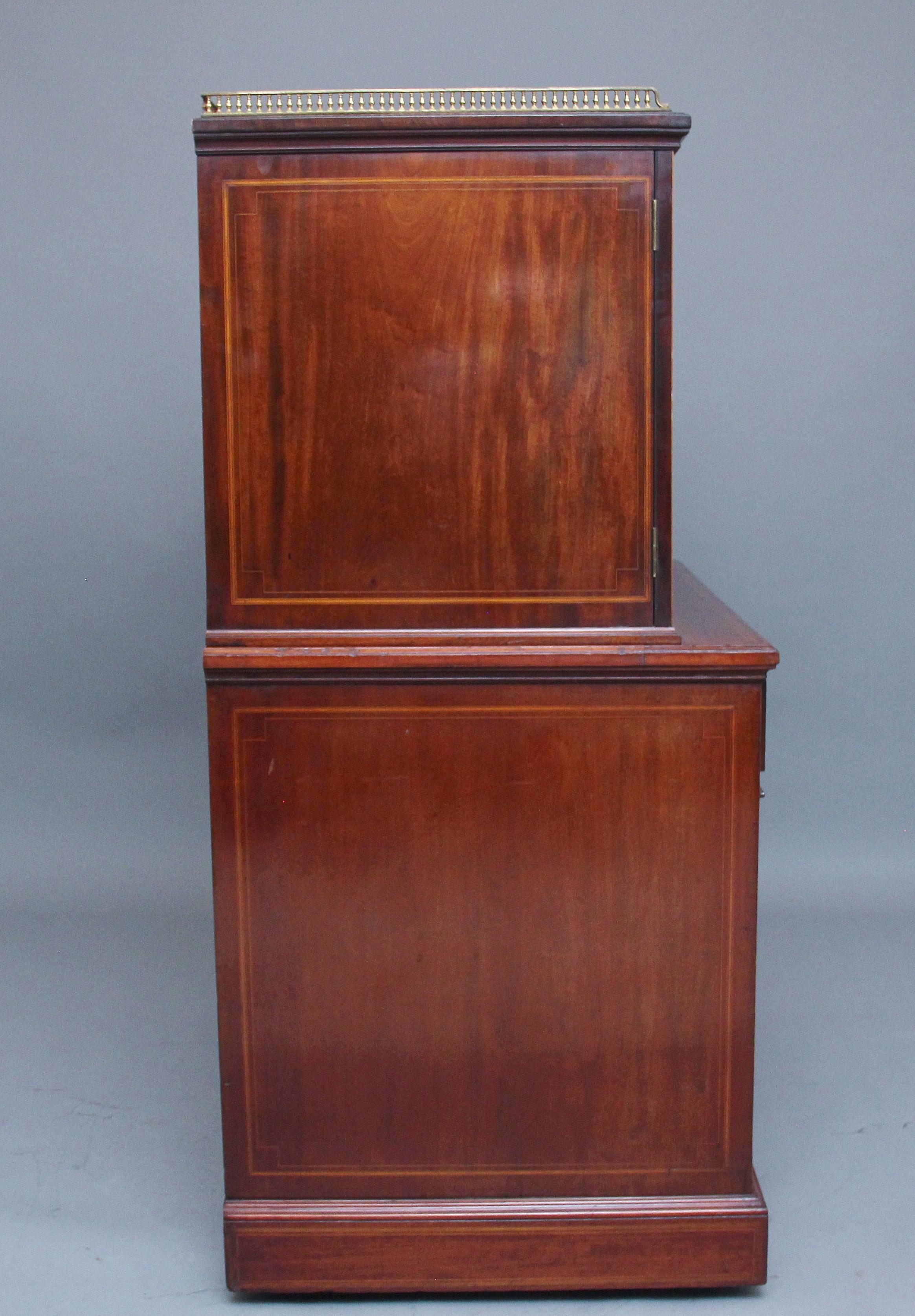 Victorian Superb Quality 19th Century Mahogany Secretaire Desk Cabinet For Sale