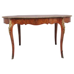 Antique Superb Quality 19th Century Walnut and Inlaid Centre Table