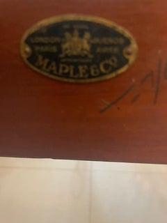 Antiker edwardianischer ausziehbarer Esstisch aus Mahagoni in hervorragender Qualität von Maple & Co.