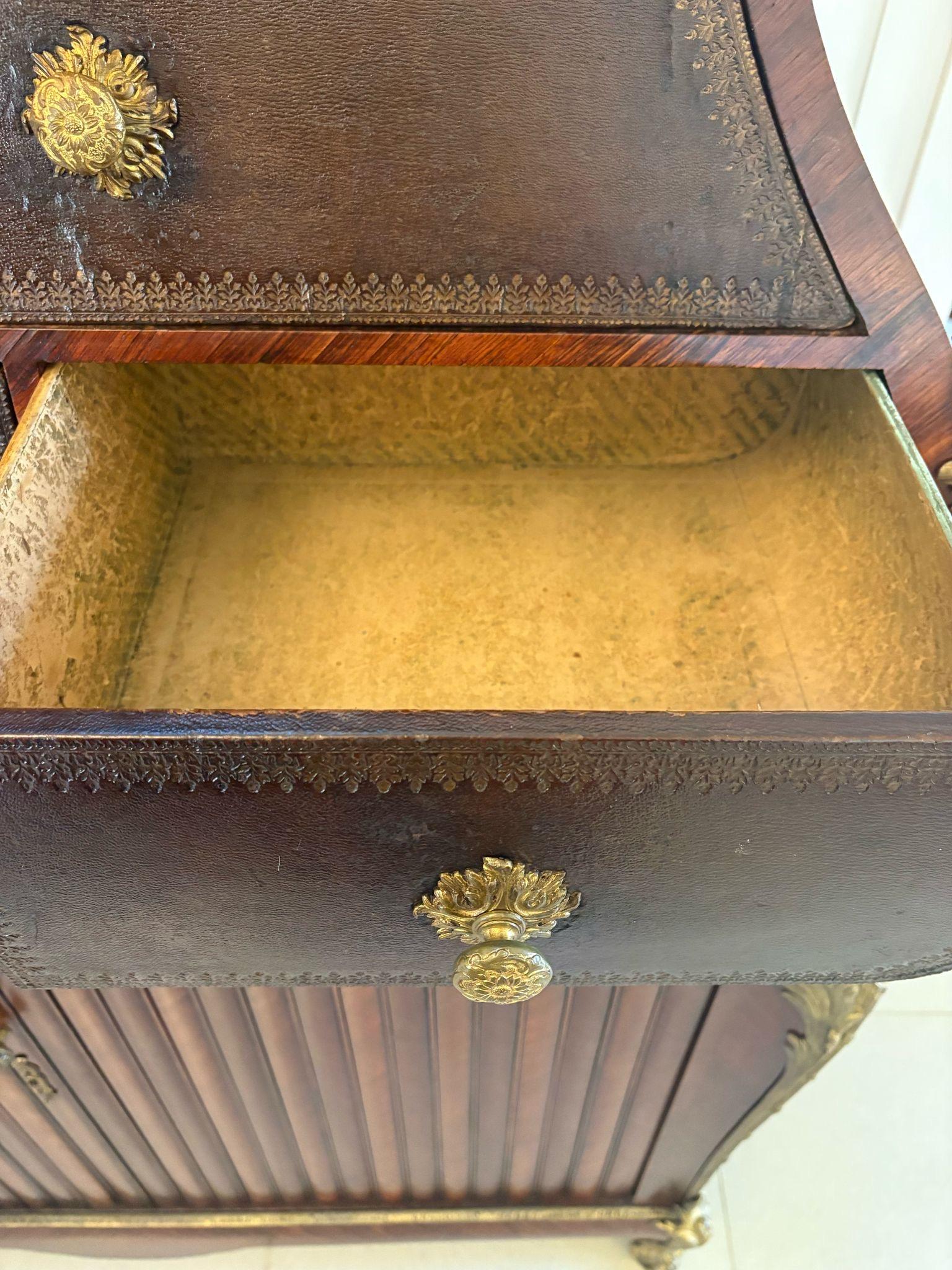 Armario Cartonier Antiguo Francés de Magnífica Calidad Montado en Madera de Rey y Ormolu en venta 1