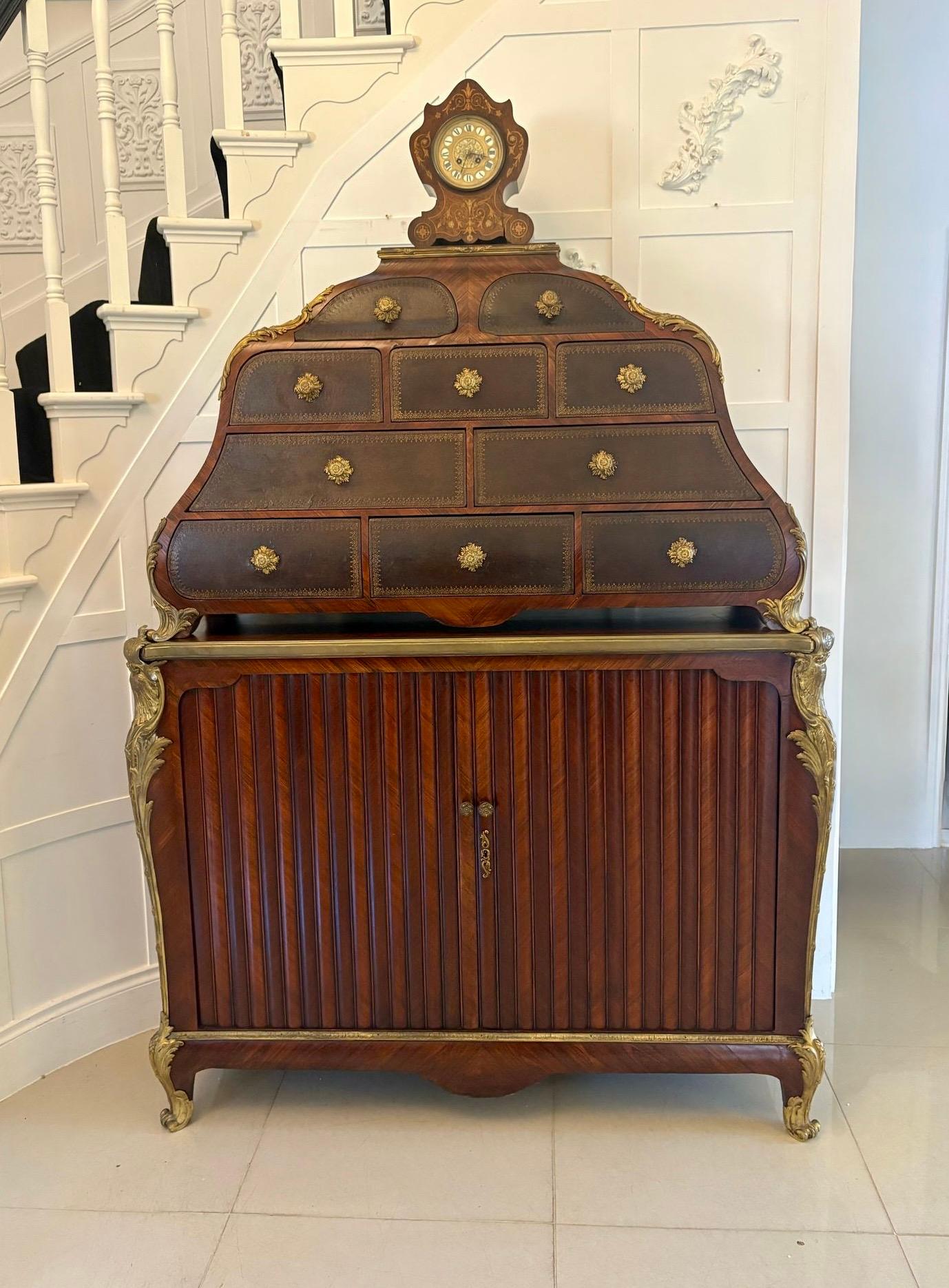 Armario Cartonier Antiguo Francés de Magnífica Calidad Montado en Madera de Rey y Ormolu en venta 2