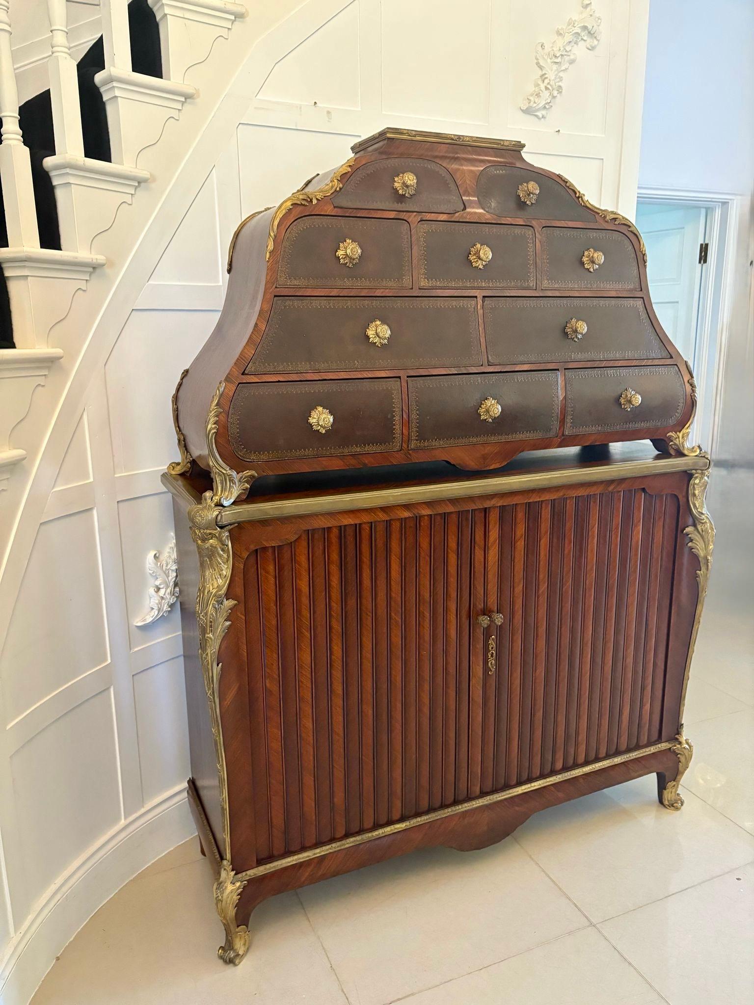 Armario Cartonier Antiguo Francés de Magnífica Calidad Montado en Madera de Rey y Ormolu en venta 4