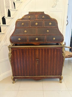 Superb Quality Antique French Kingwood and Ormolu Mounted Cartonnier Cabinet