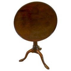 Superb Quality Antique George III Mahogany Lamp Table