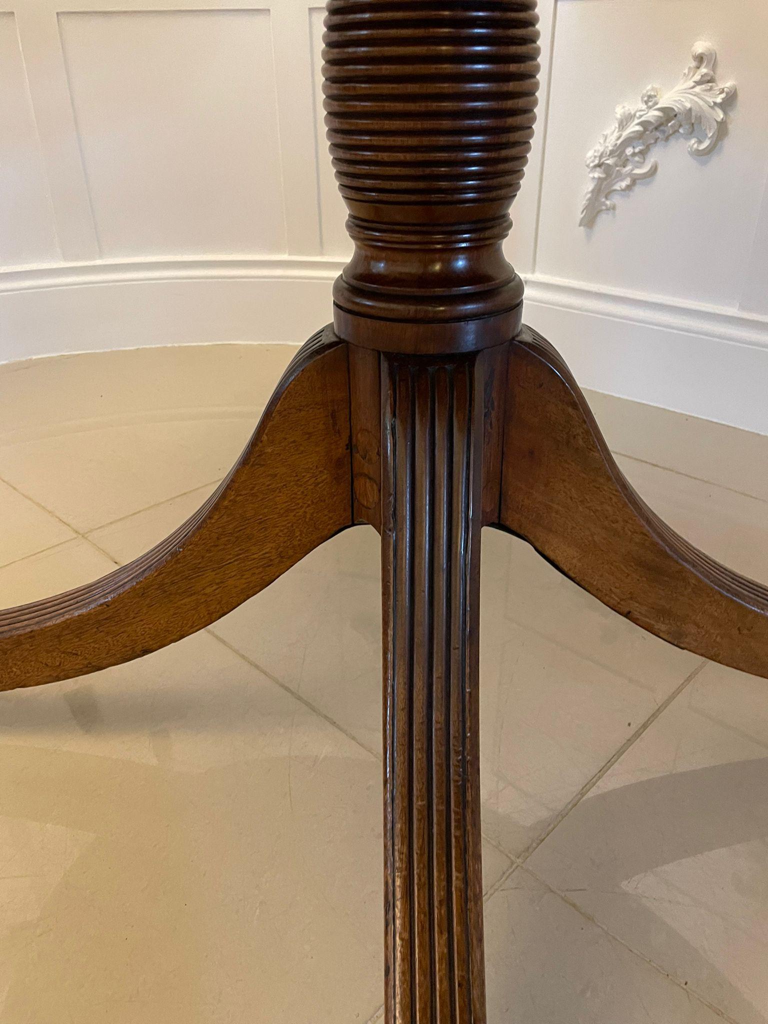 Superb Quality Antique George III Mahogany Oval Centre Table For Sale 9