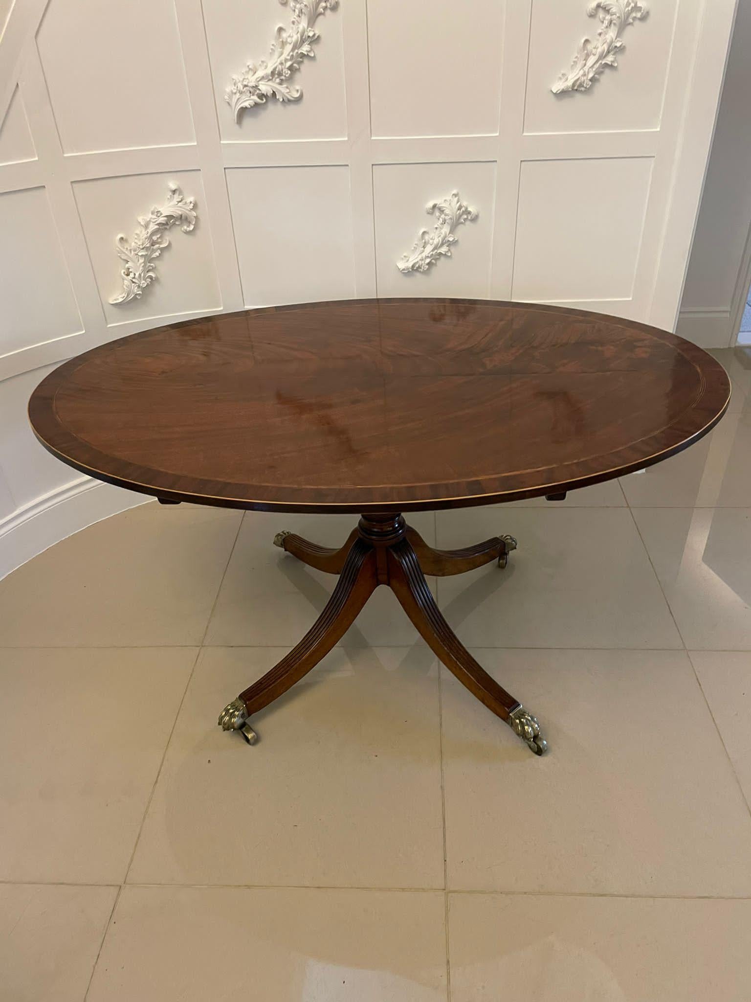English Superb Quality Antique George III Mahogany Oval Centre Table For Sale